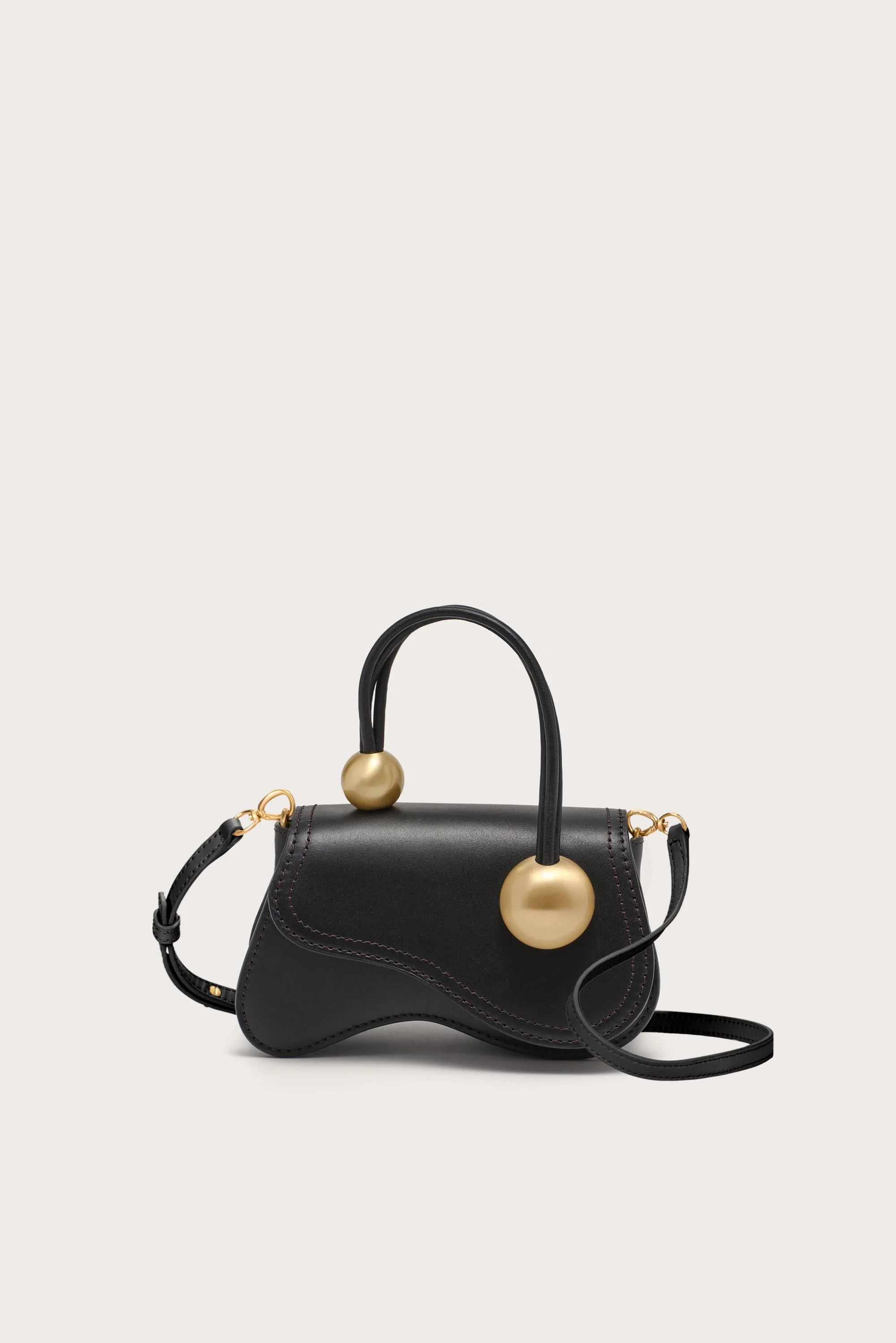 KAZIA NANO CROSSBODY BAG - BLACK