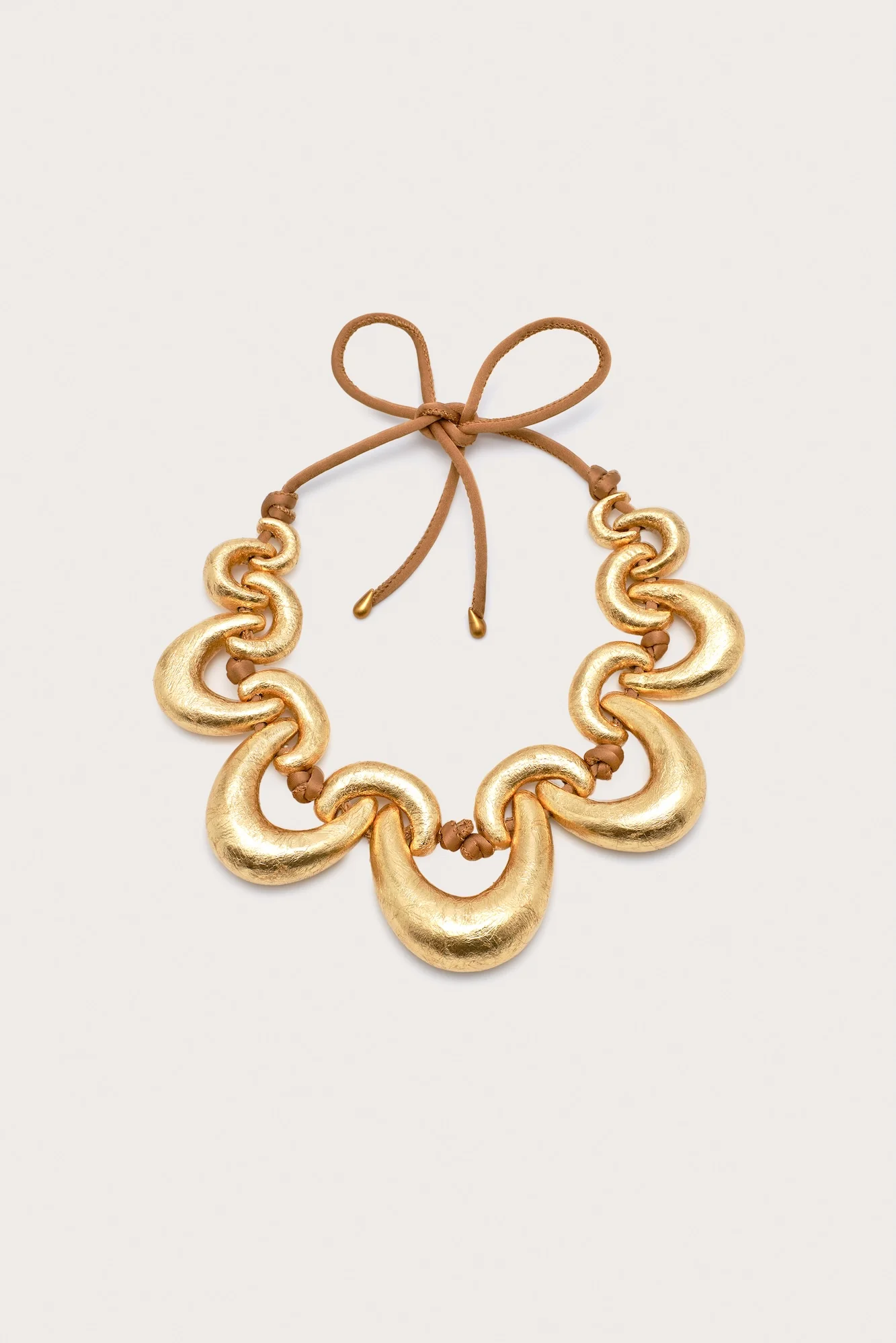 TAYLOR CHOKER - GOLD FOILED WOOD
