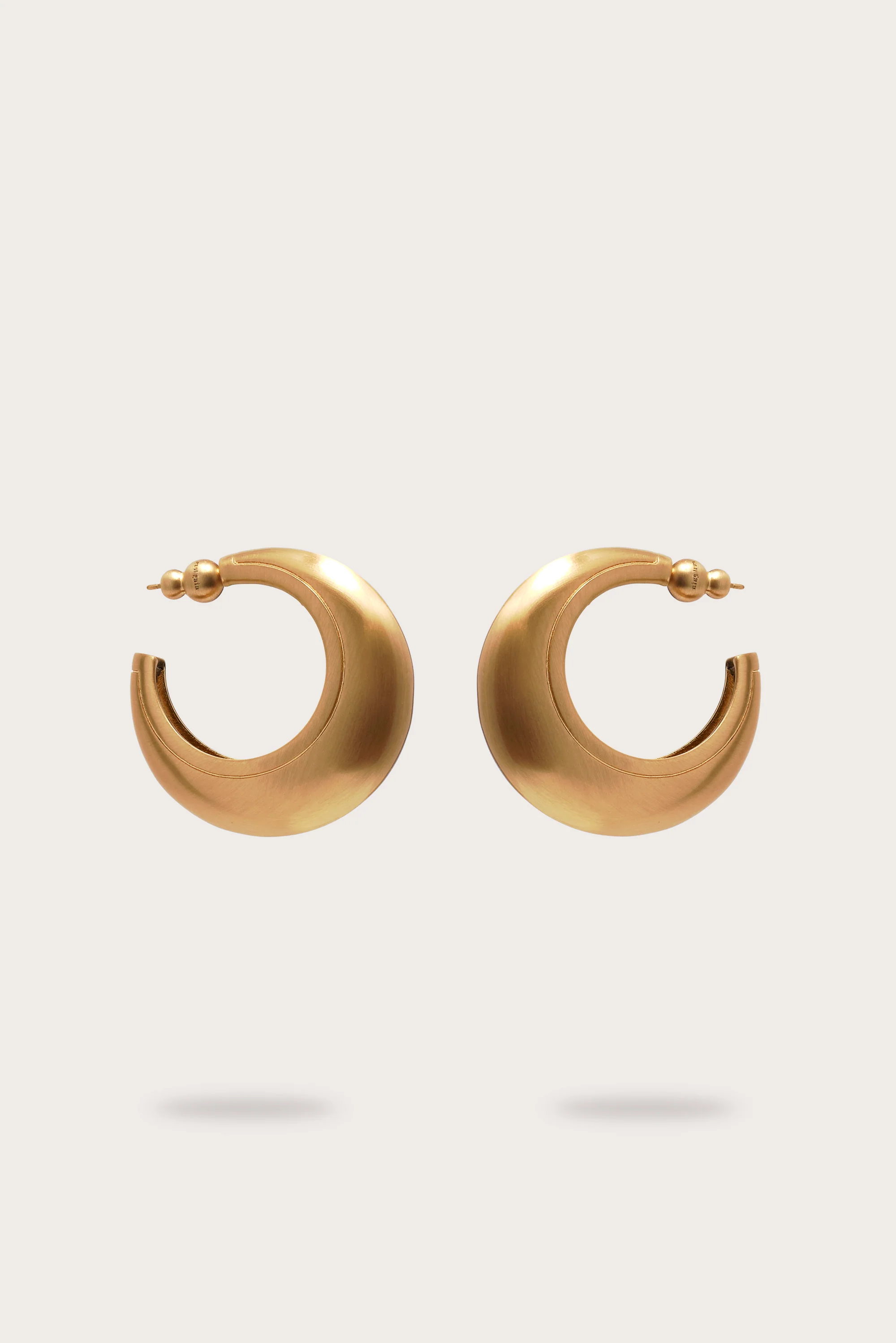 MONA EARRING - BRUSHED BRASS
