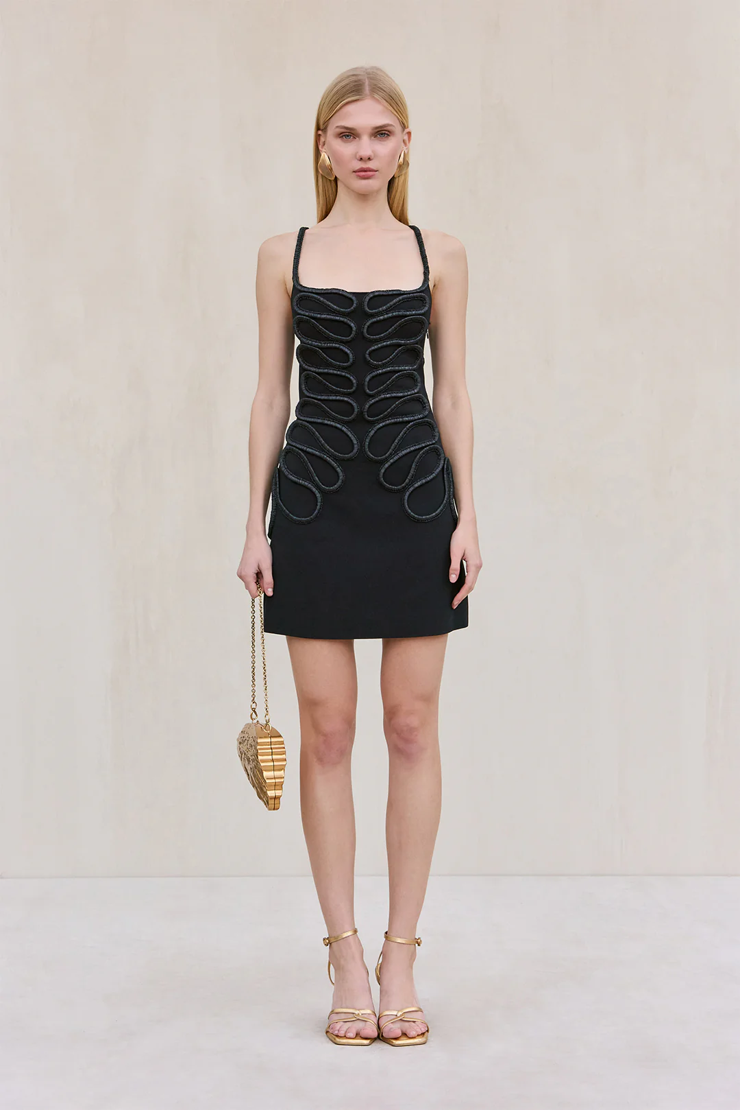 AIMEE KNIT DRESS - BLACK