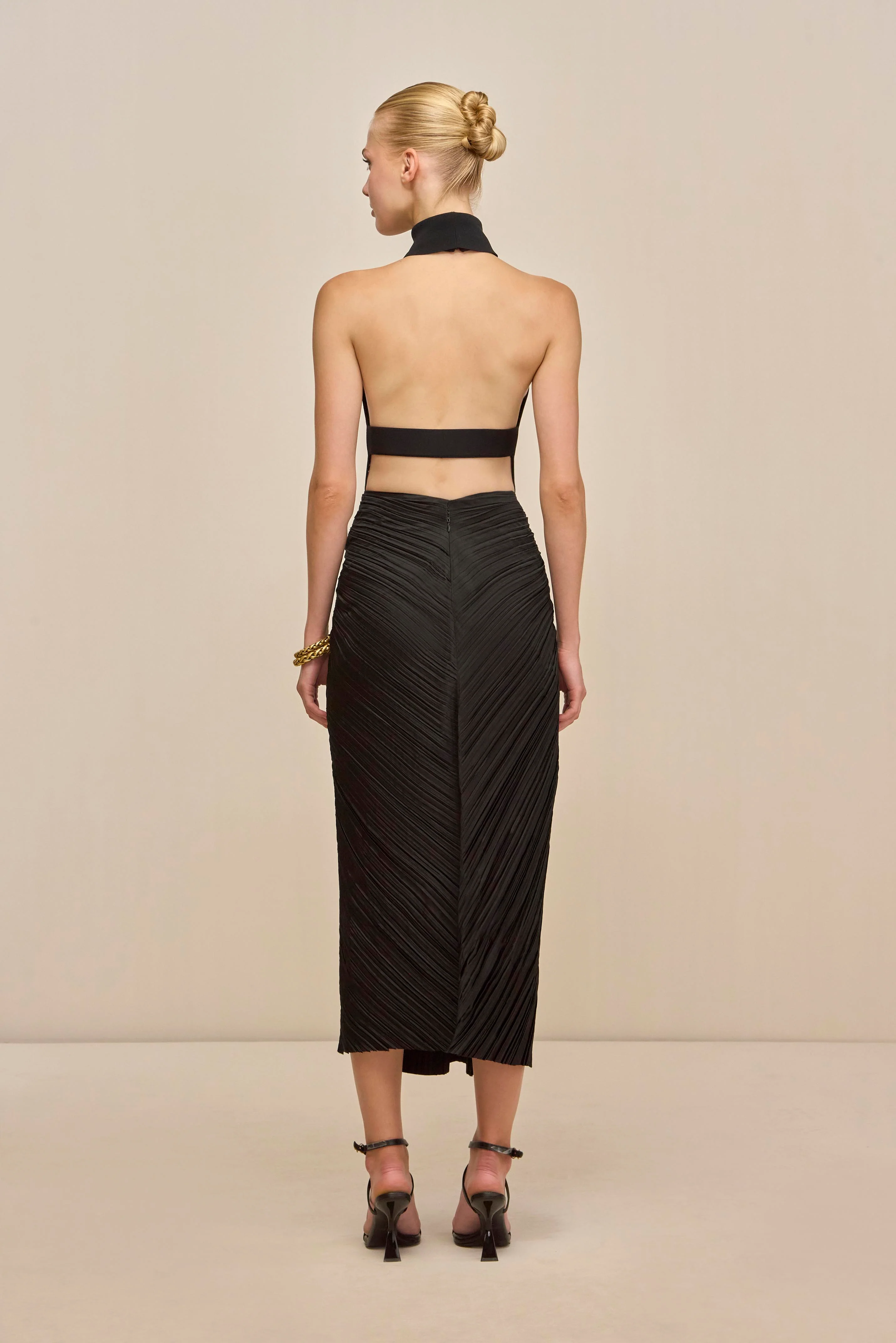 WAKE KNIT TOP - BLACK