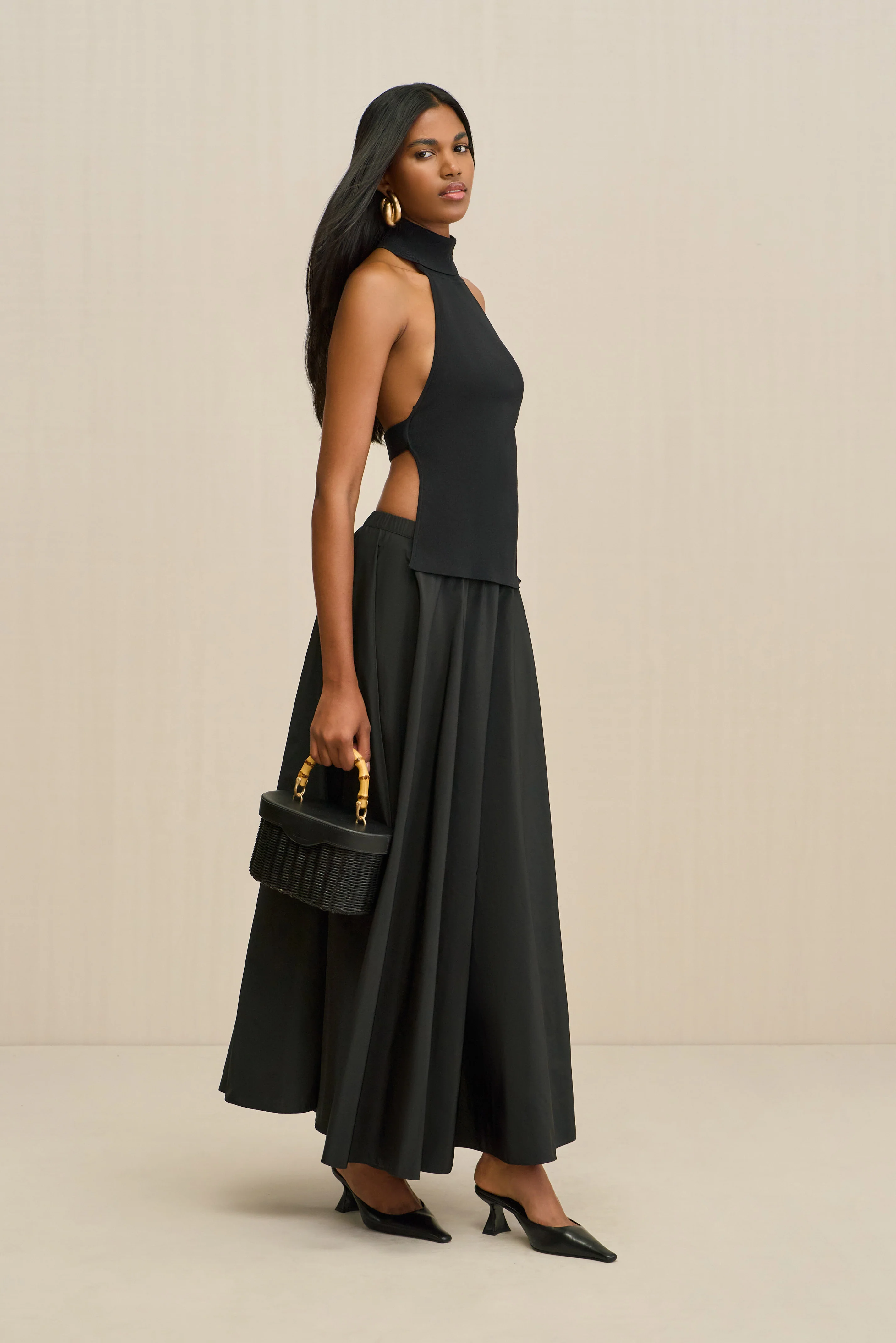 ROSALEE SKIRT - BLACK