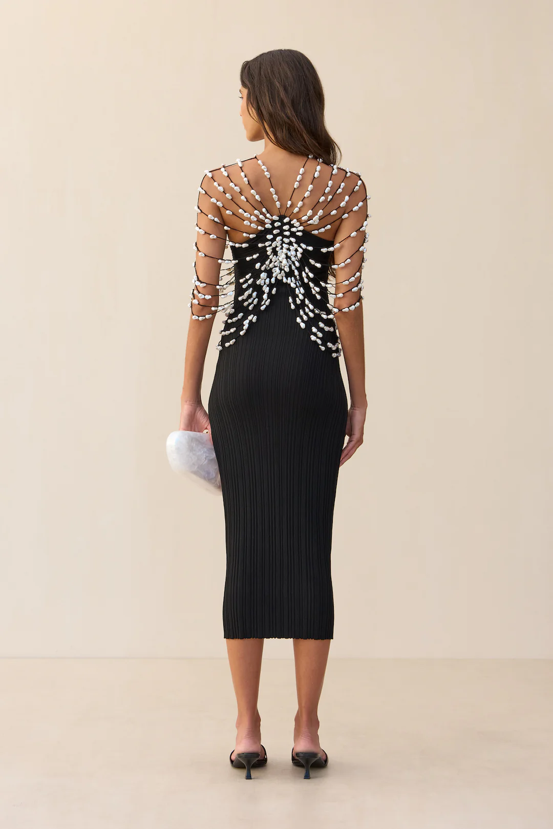 CECELIA KNIT DRESS - BLACK