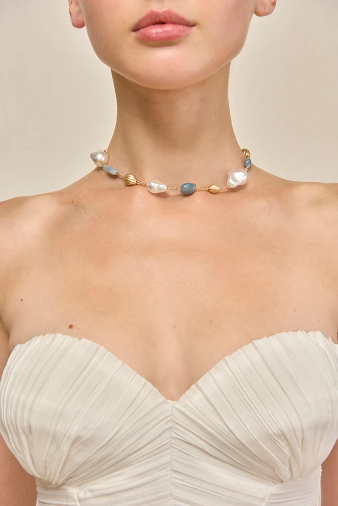VERONA CHOKER - CELADON