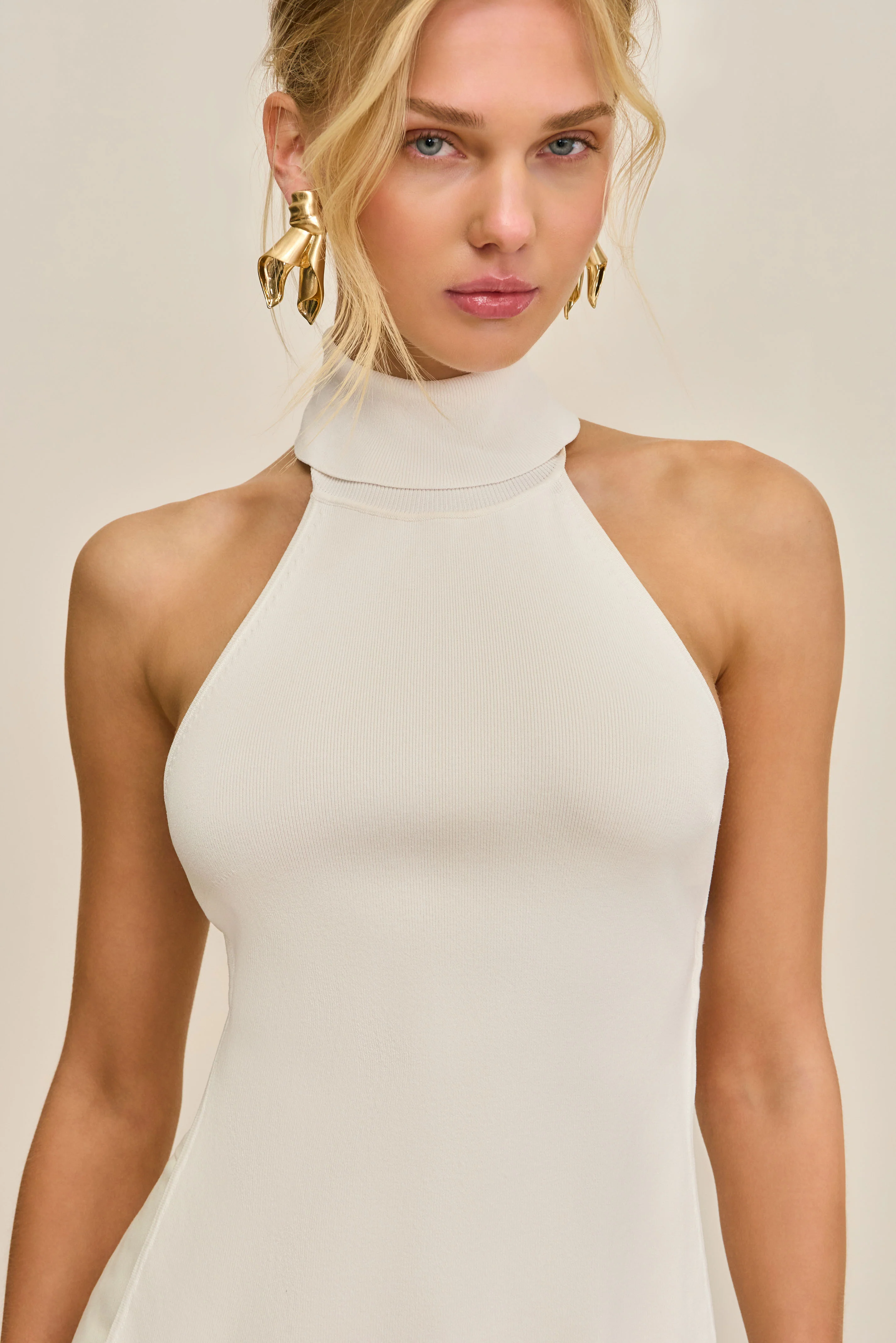 WAKE KNIT TOP - OFF WHITE