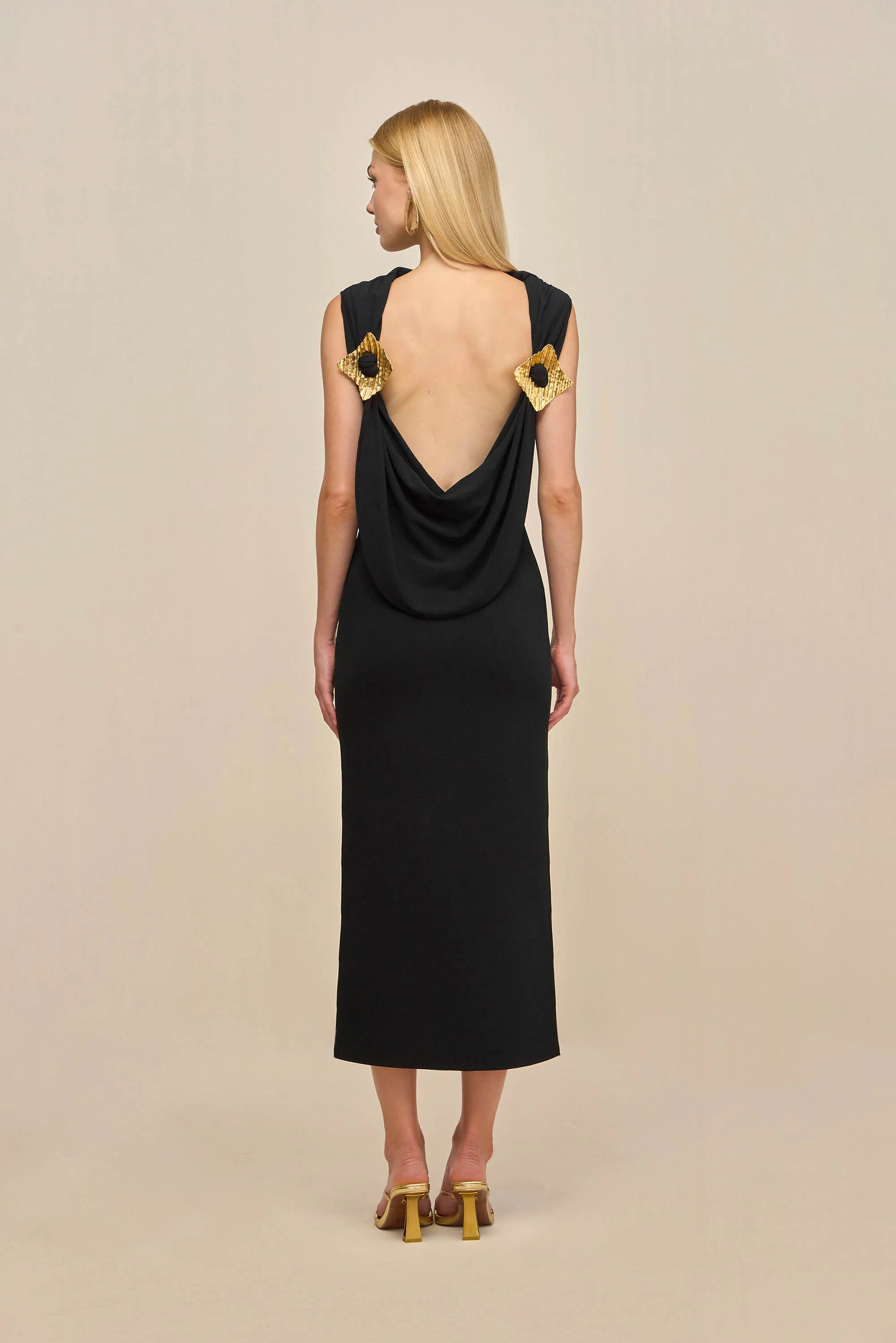 DEIRDRA DRESS - BLACK