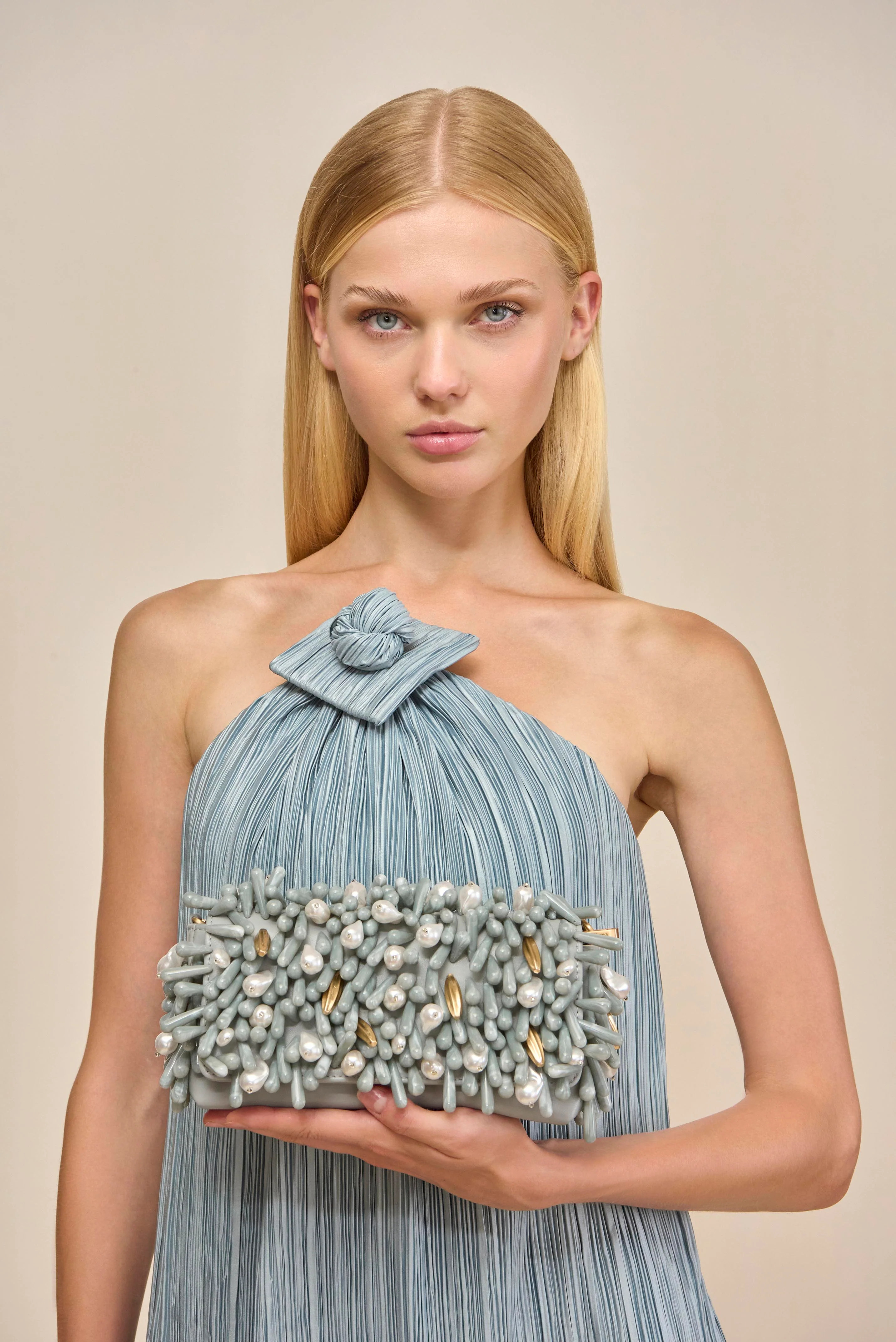 PERLA SHOULDER BAG - CELADON MULTI