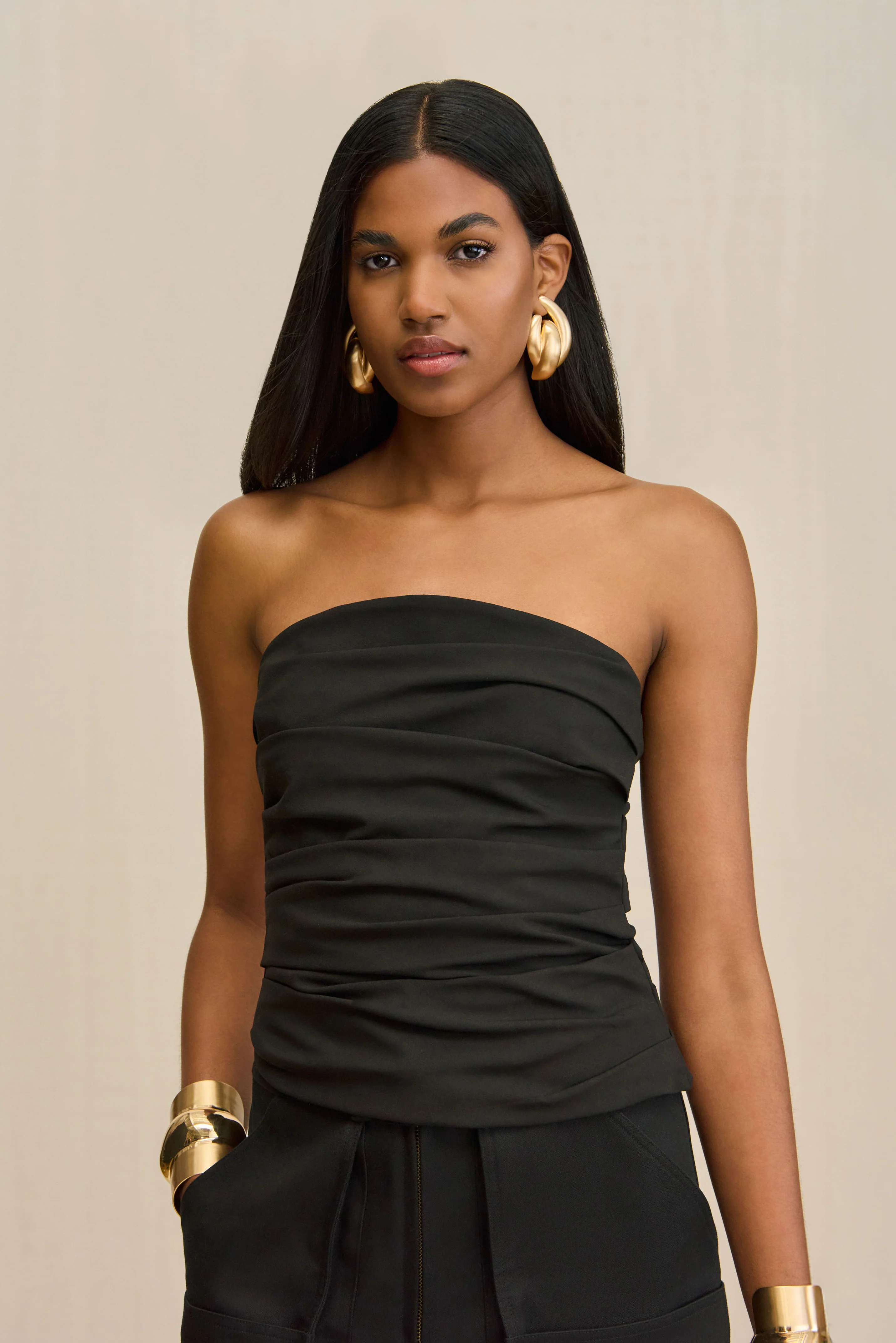 KRISHA TOP - BLACK