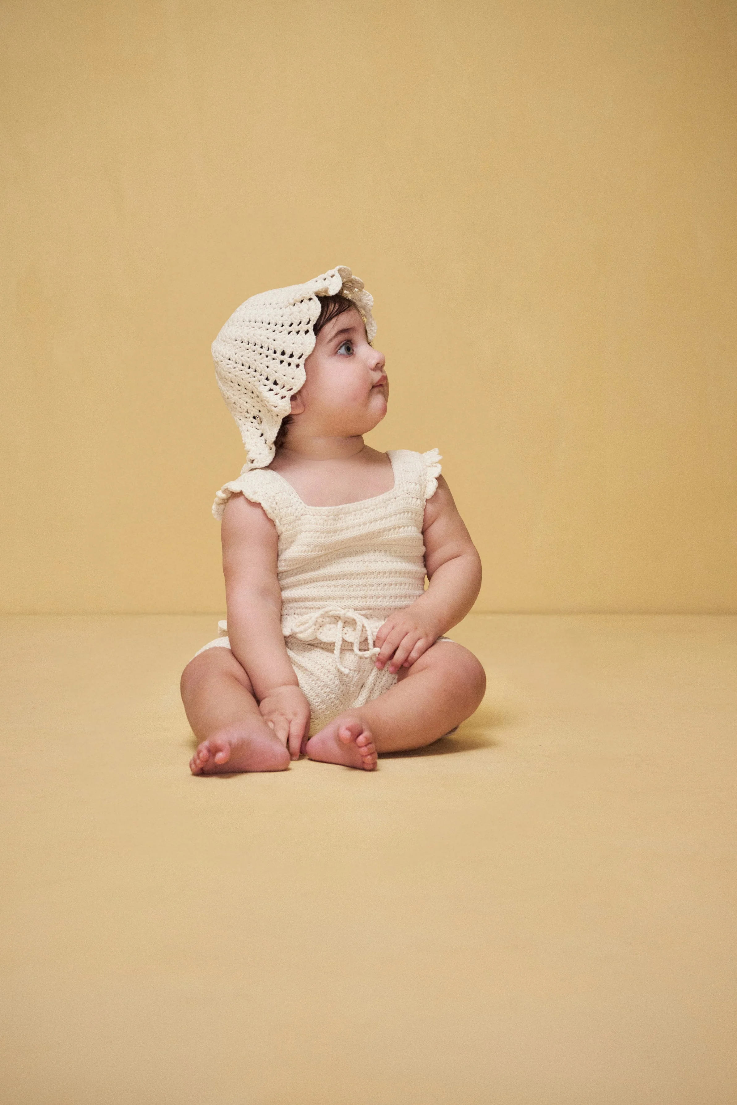 BABY CATALINA JUMPSUIT SET - OFF WHITE