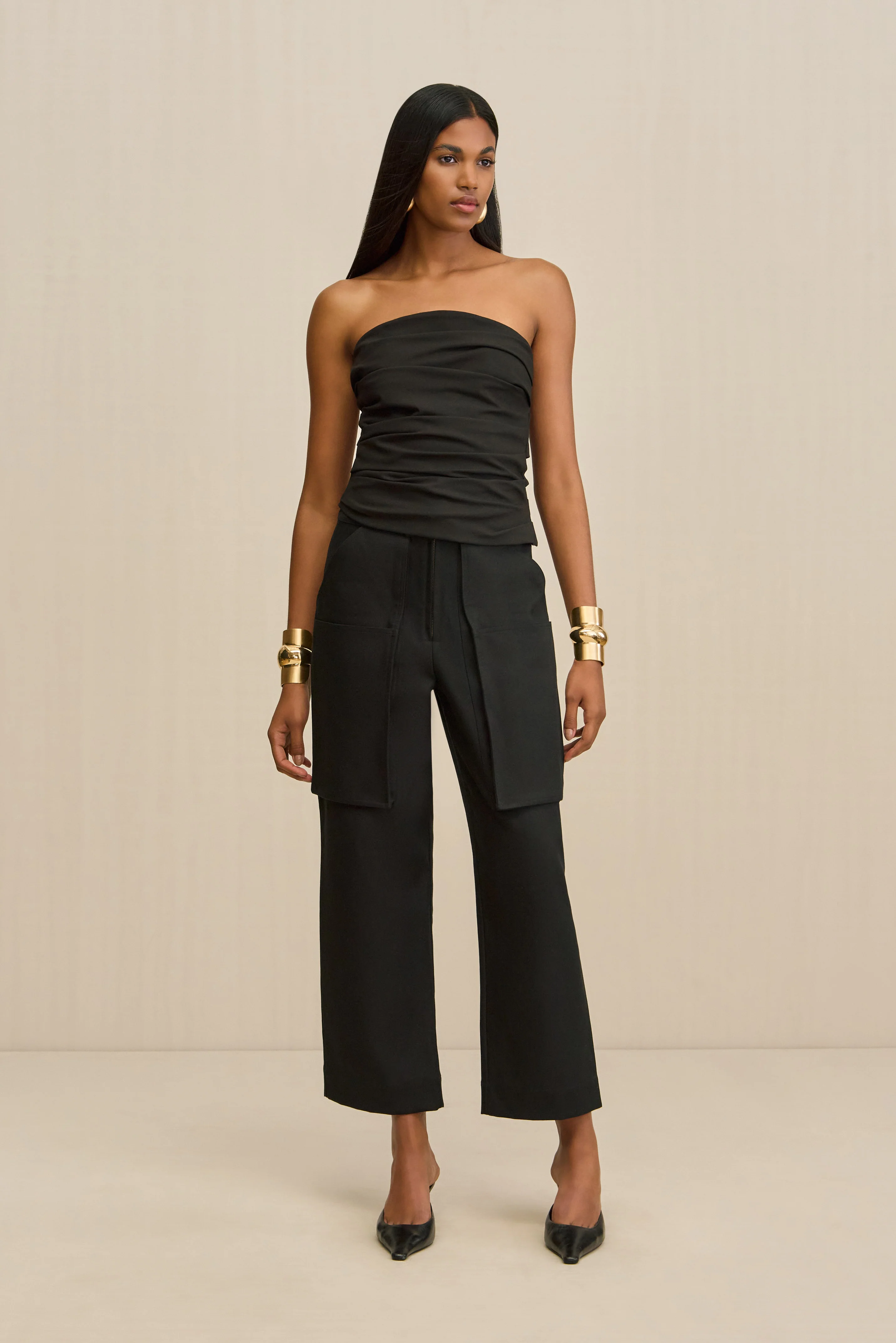 KRISHA TOP - BLACK