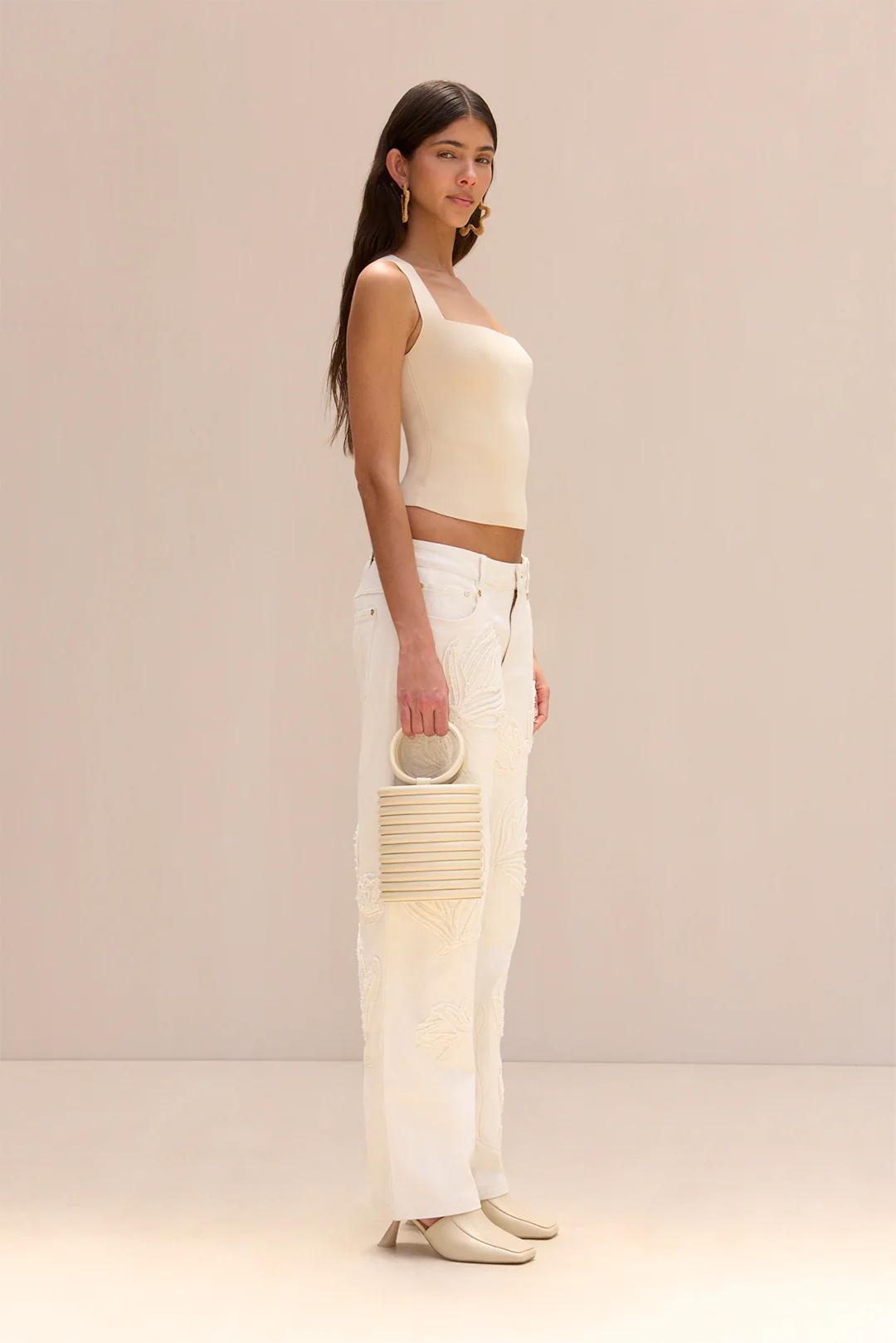 CRAWFORD KNIT TOP - BEACH