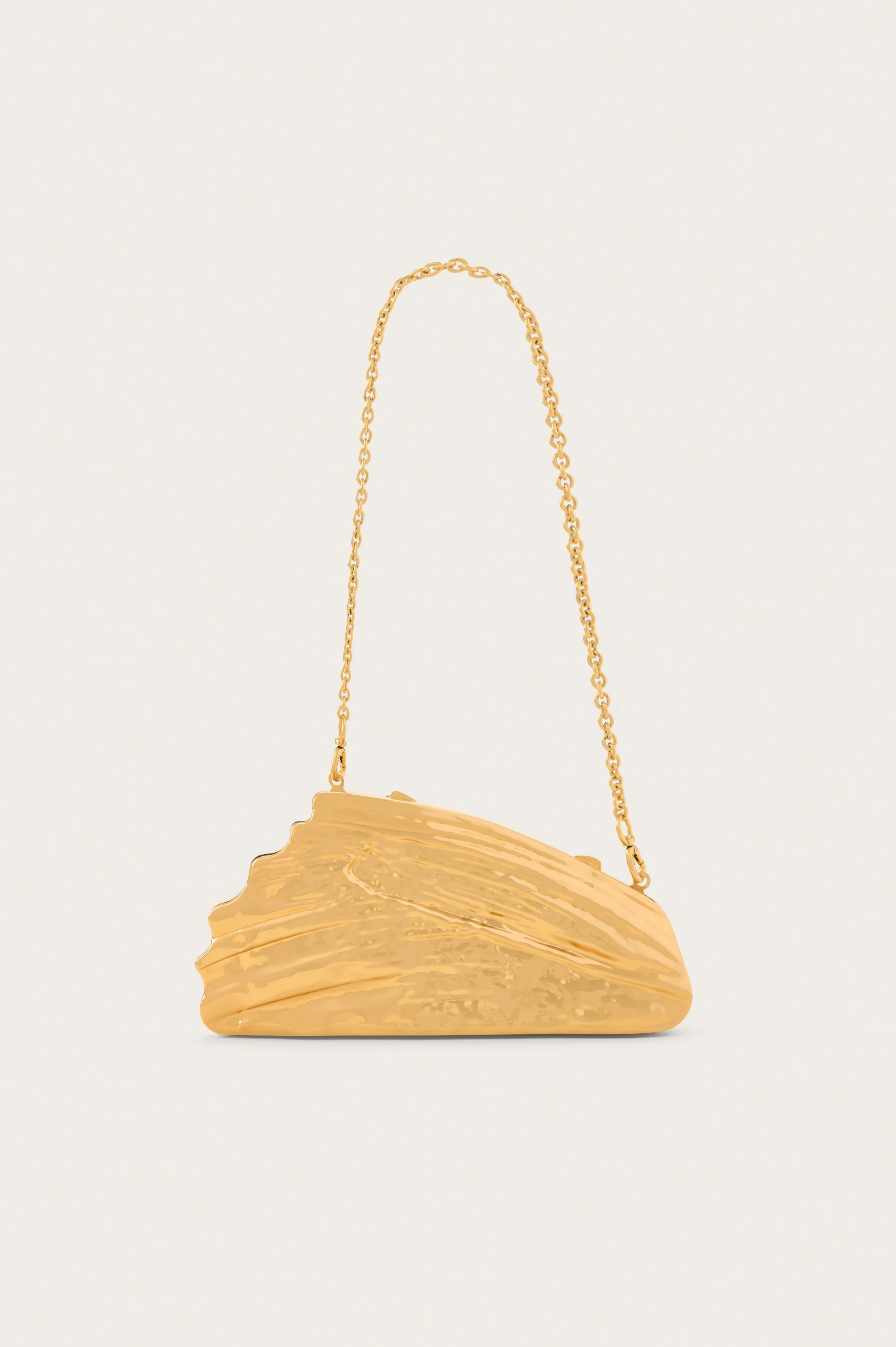 DELVINA CLUTCH - ANTIQUE BRASS