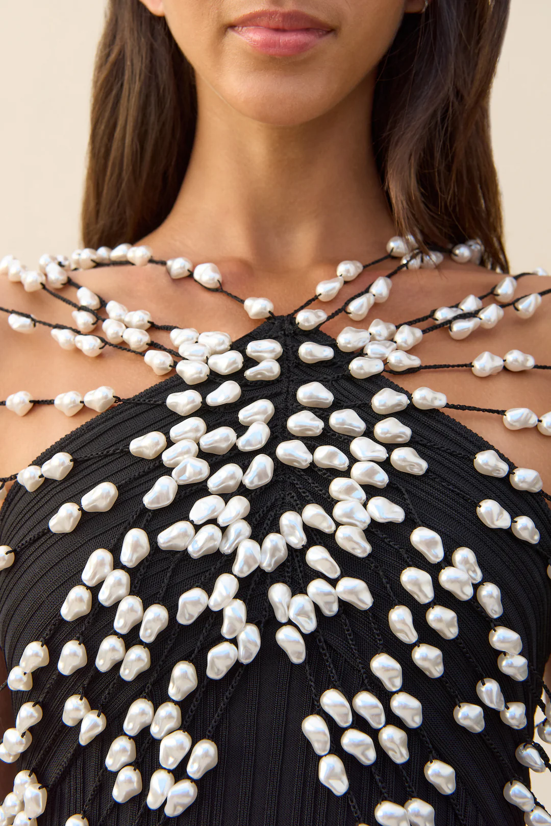 CECELIA KNIT DRESS - BLACK