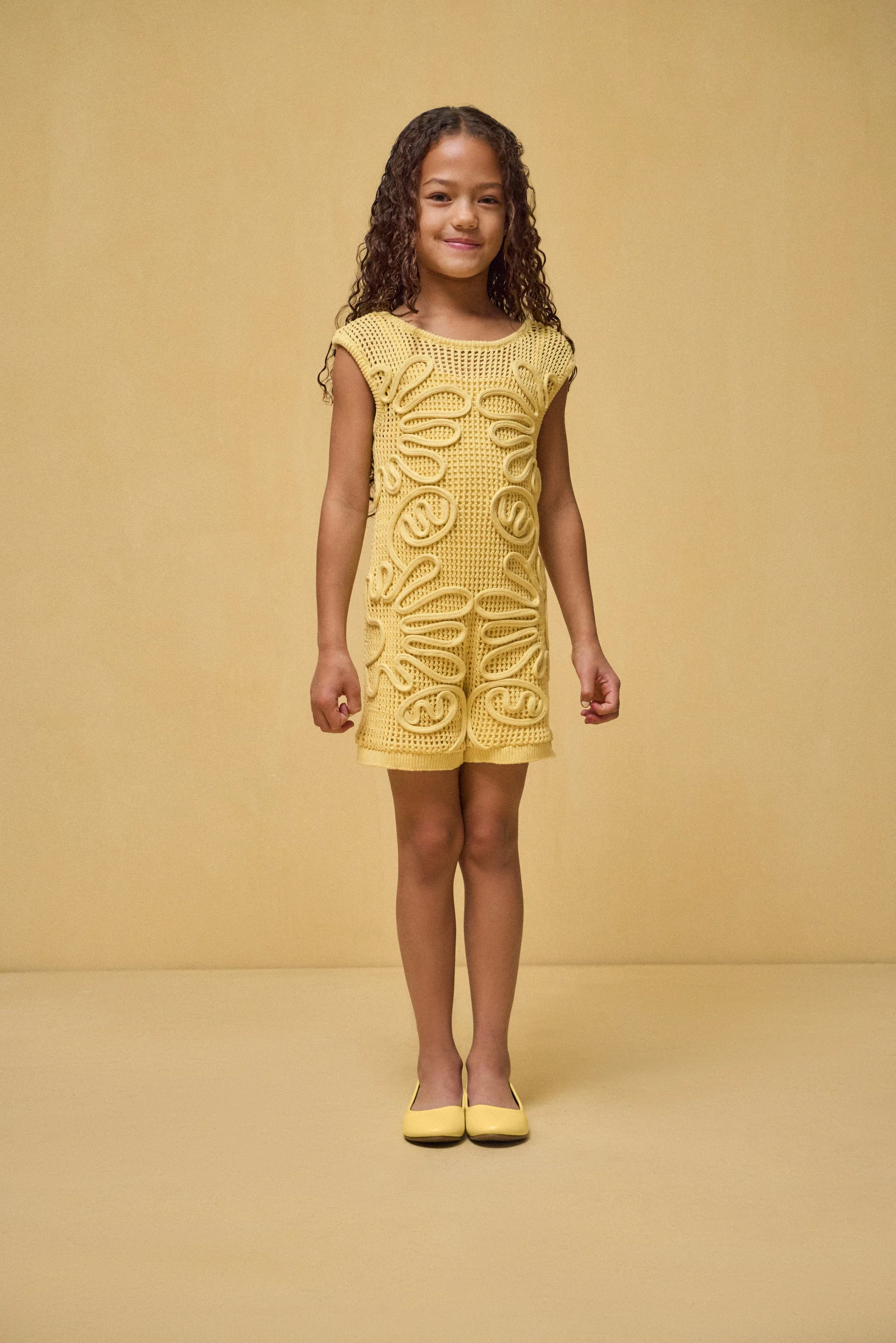 KIDS CHAIA JUMPSUIT - DAFFODIL