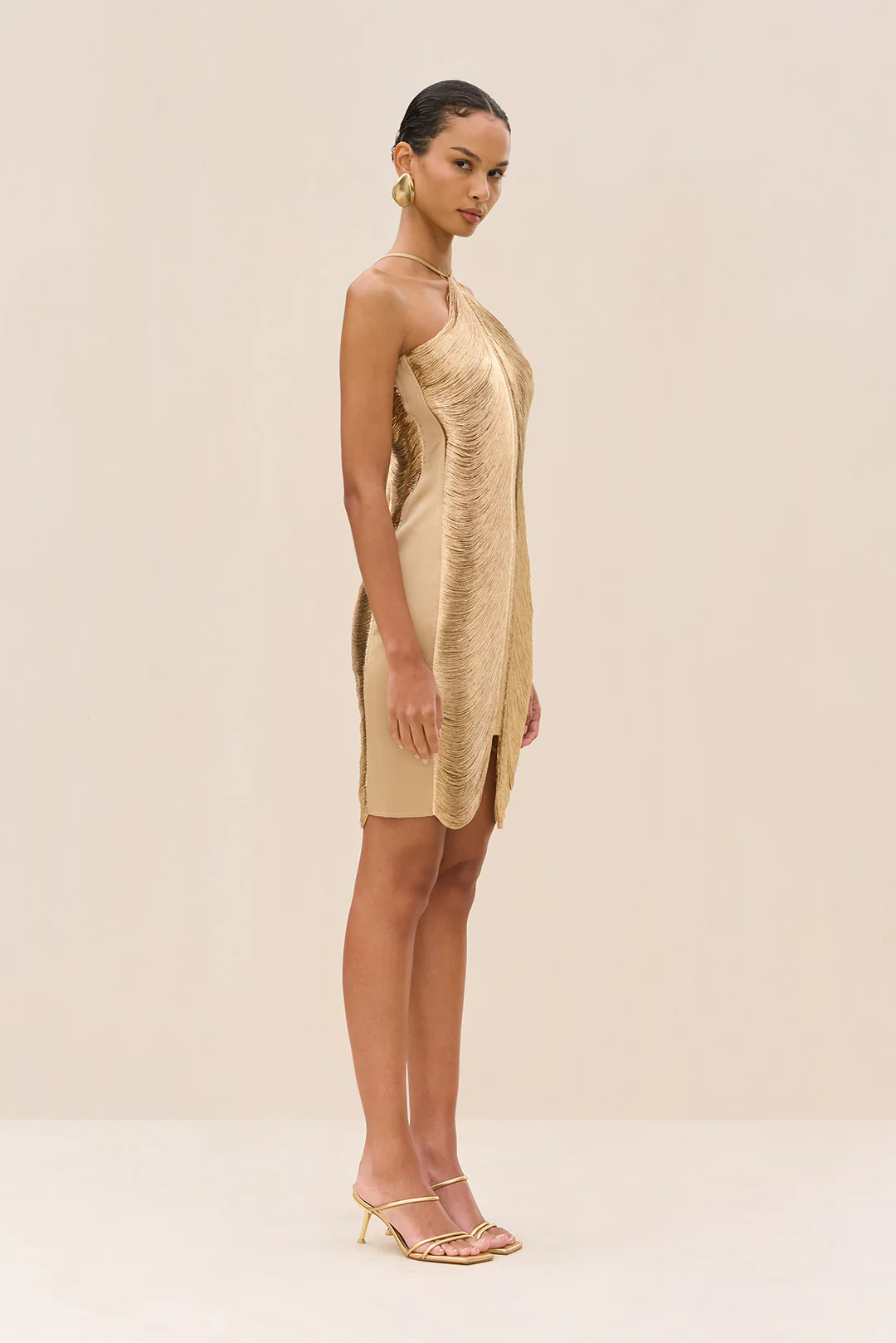 MARA DRESS - LIGHT GOLD