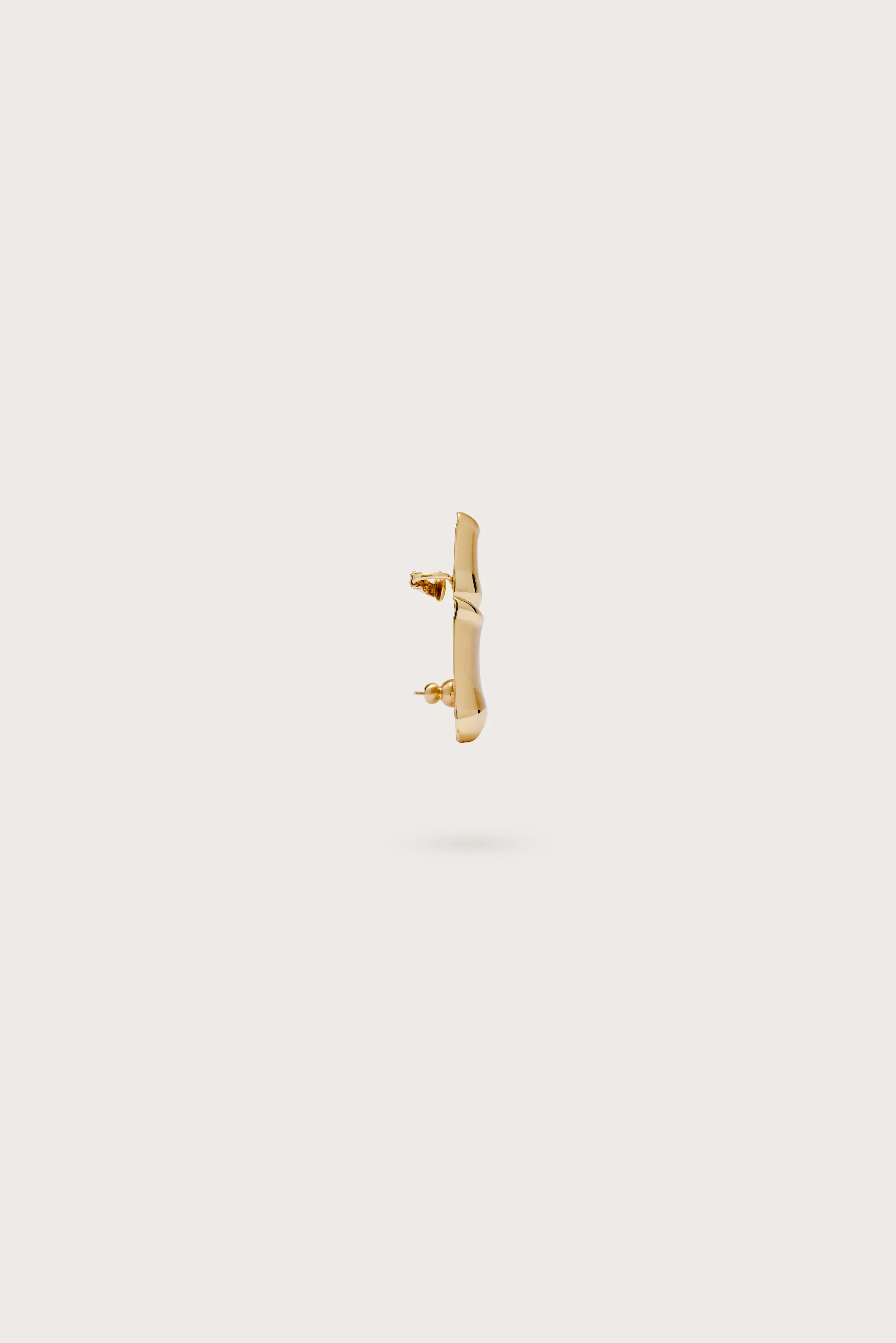 BAMBINA EARRING - BRUSHED BRASS