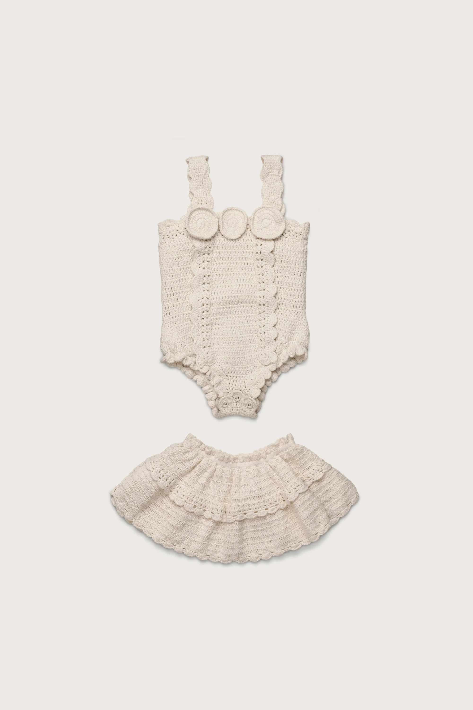 LILLIE BABY SET - OFF WHITE