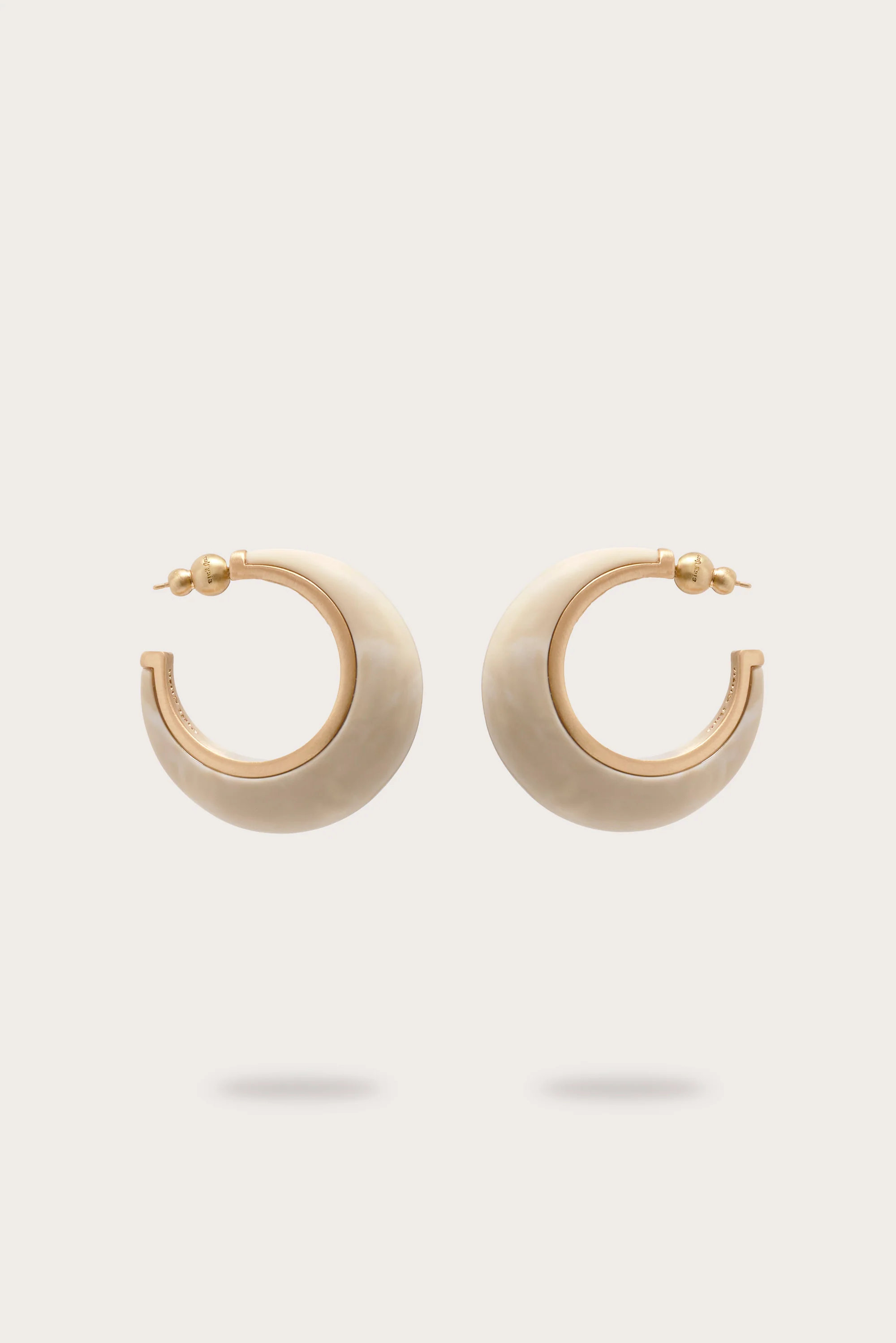 MONA EARRING - TRAVERTINE