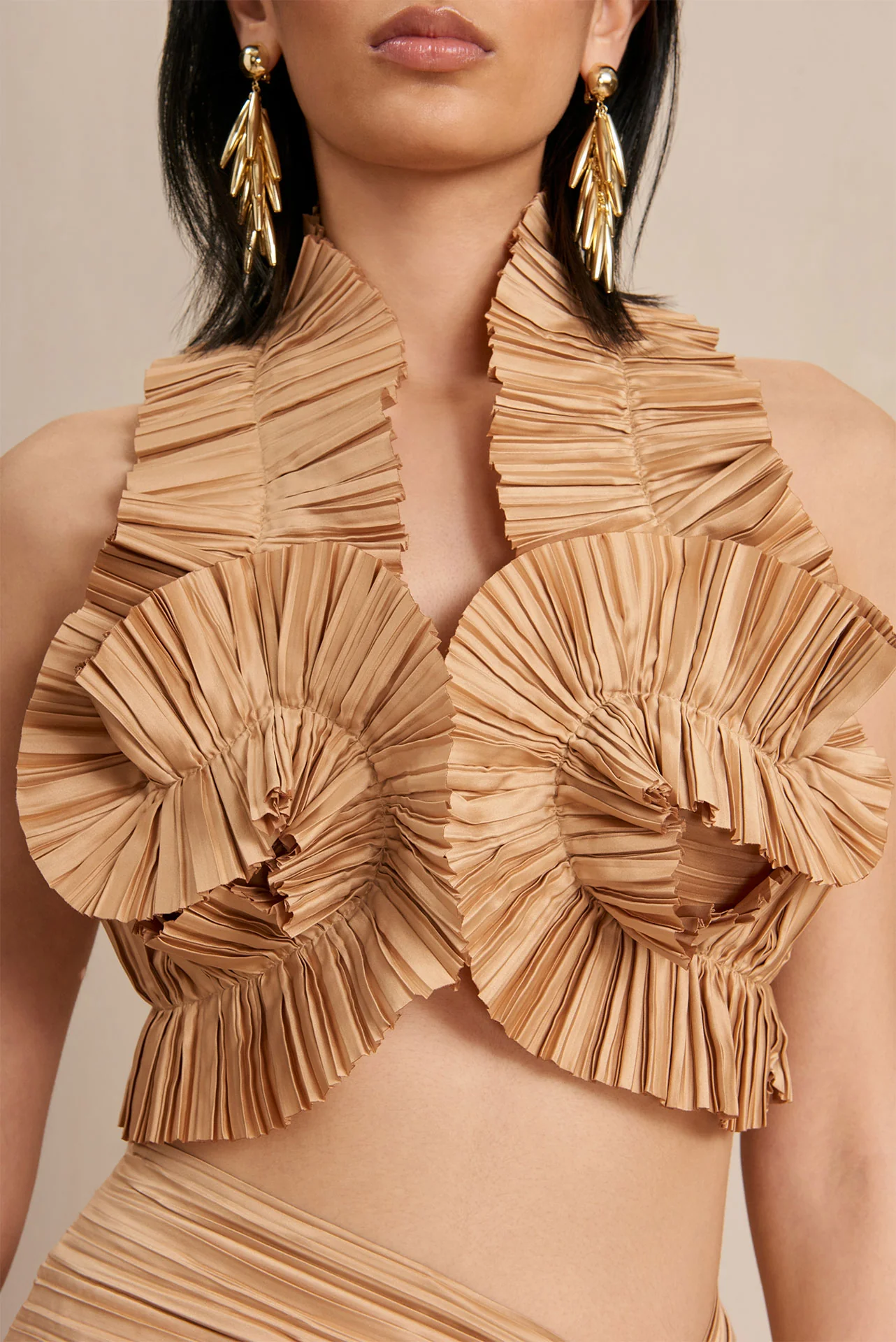 ADILIA TOP - LIGHT CAMEL