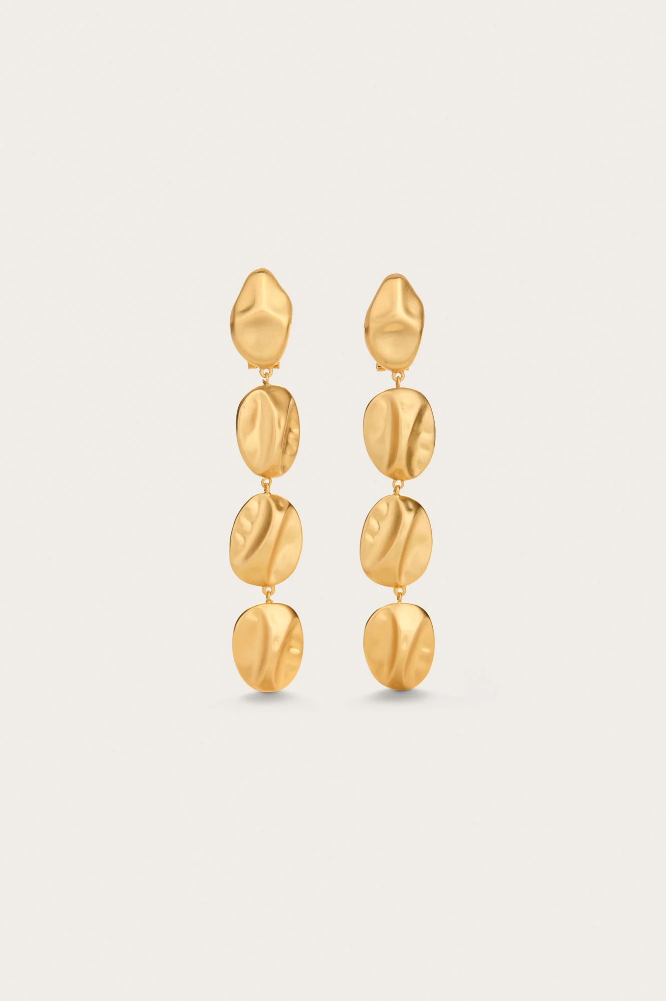 VEDA EARRING - BRUSHED BRASS