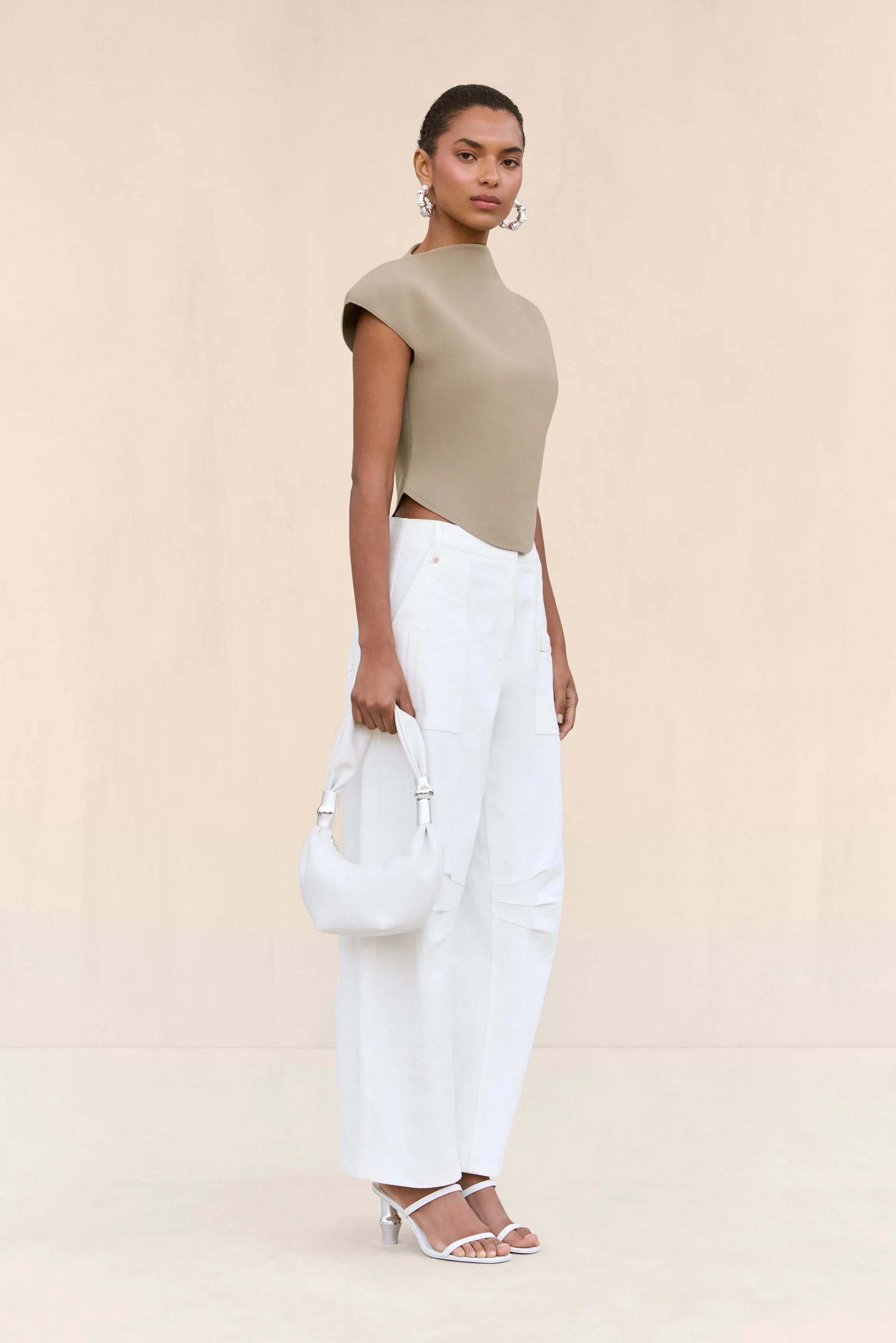 VIRGINIANA KNIT TOP - NUTMEG