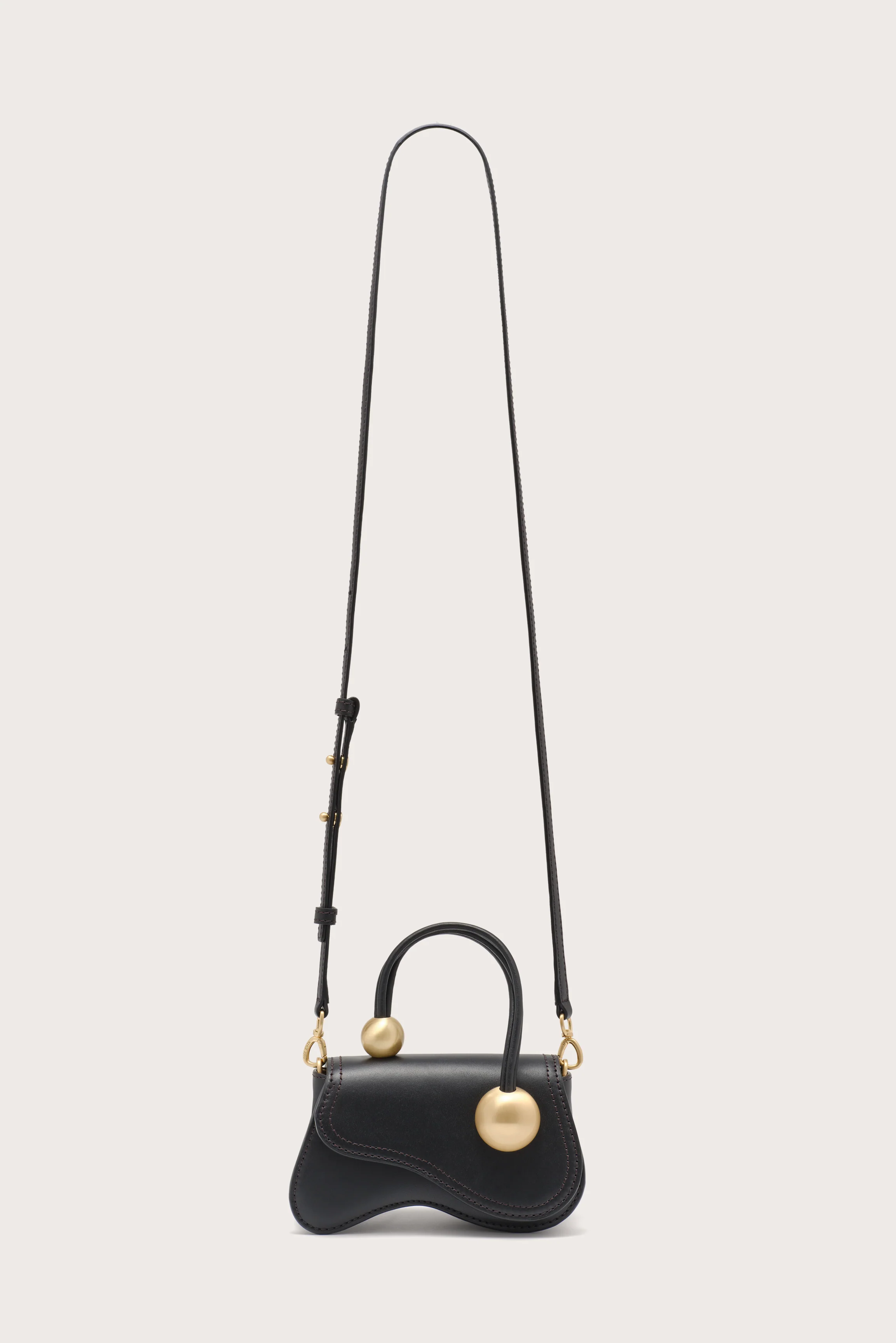 KAZIA NANO CROSSBODY BAG - BLACK