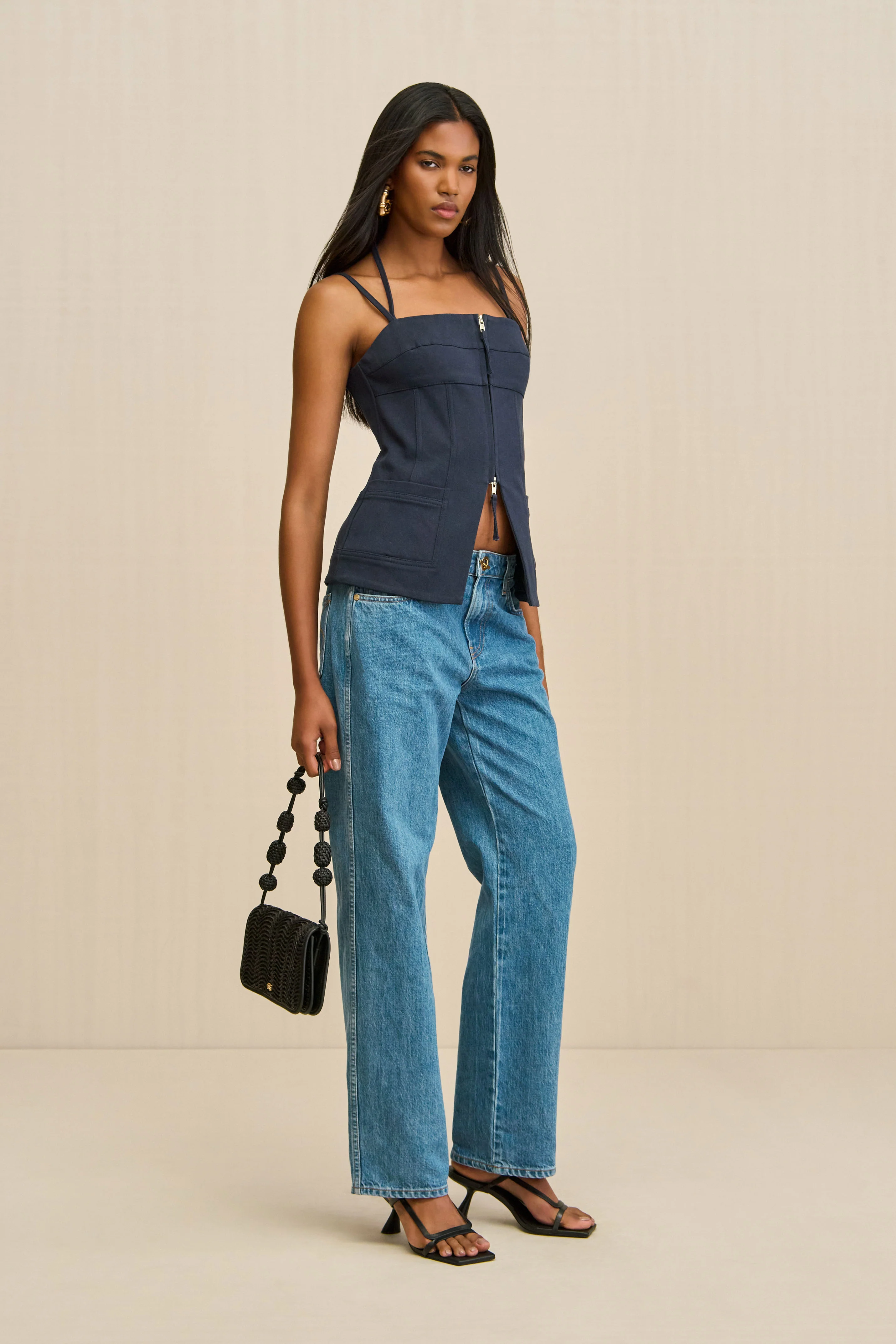 SUNNIVA SHOULDER BAG - BLACK