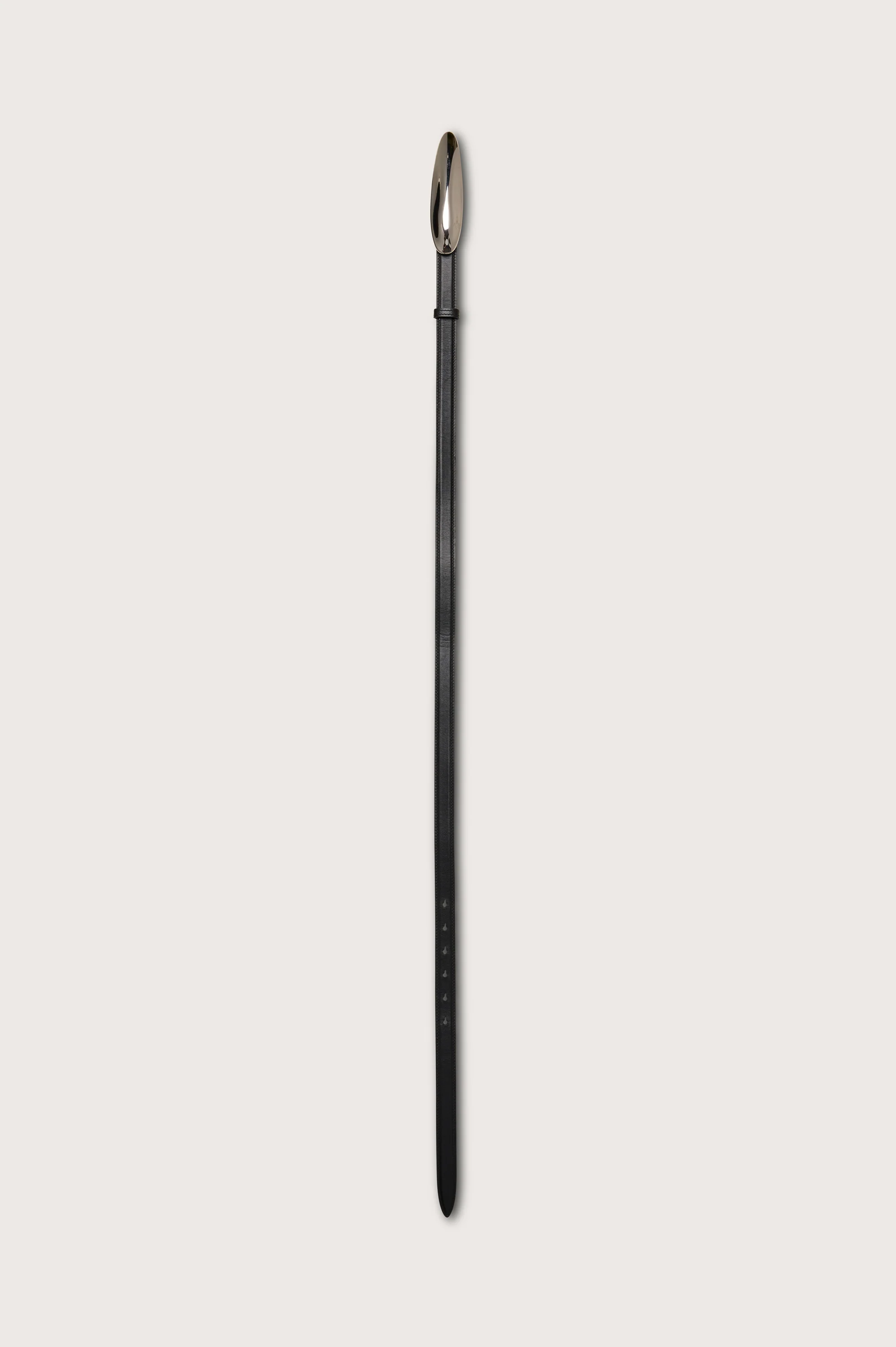 FIORE BELT - BLACK SILVER