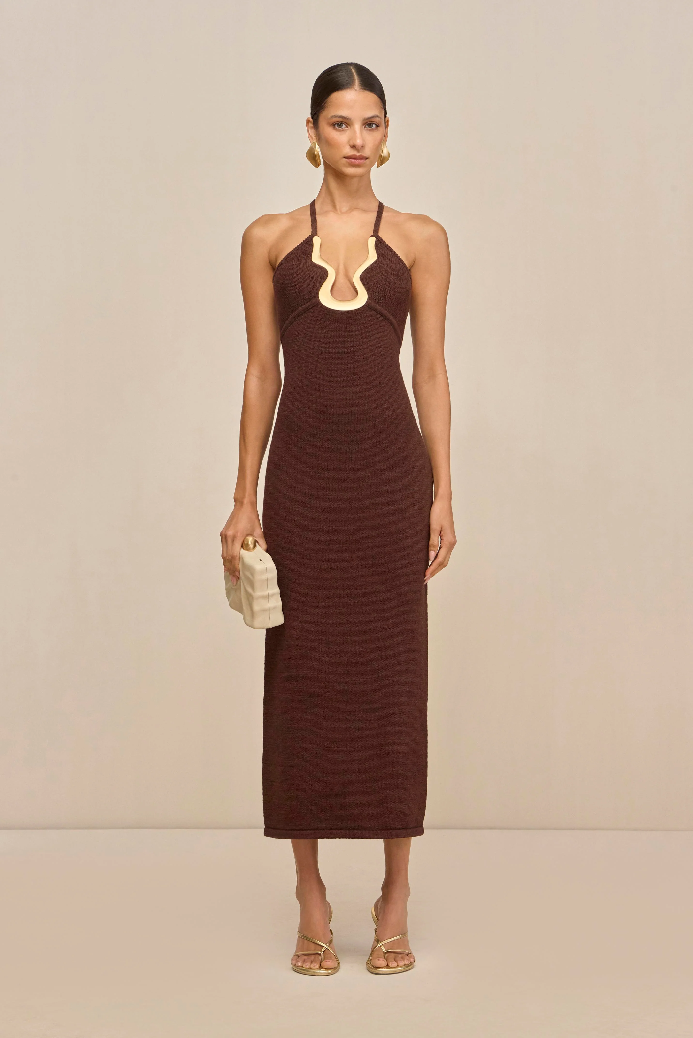 VALMA KNIT DRESS - JAVA