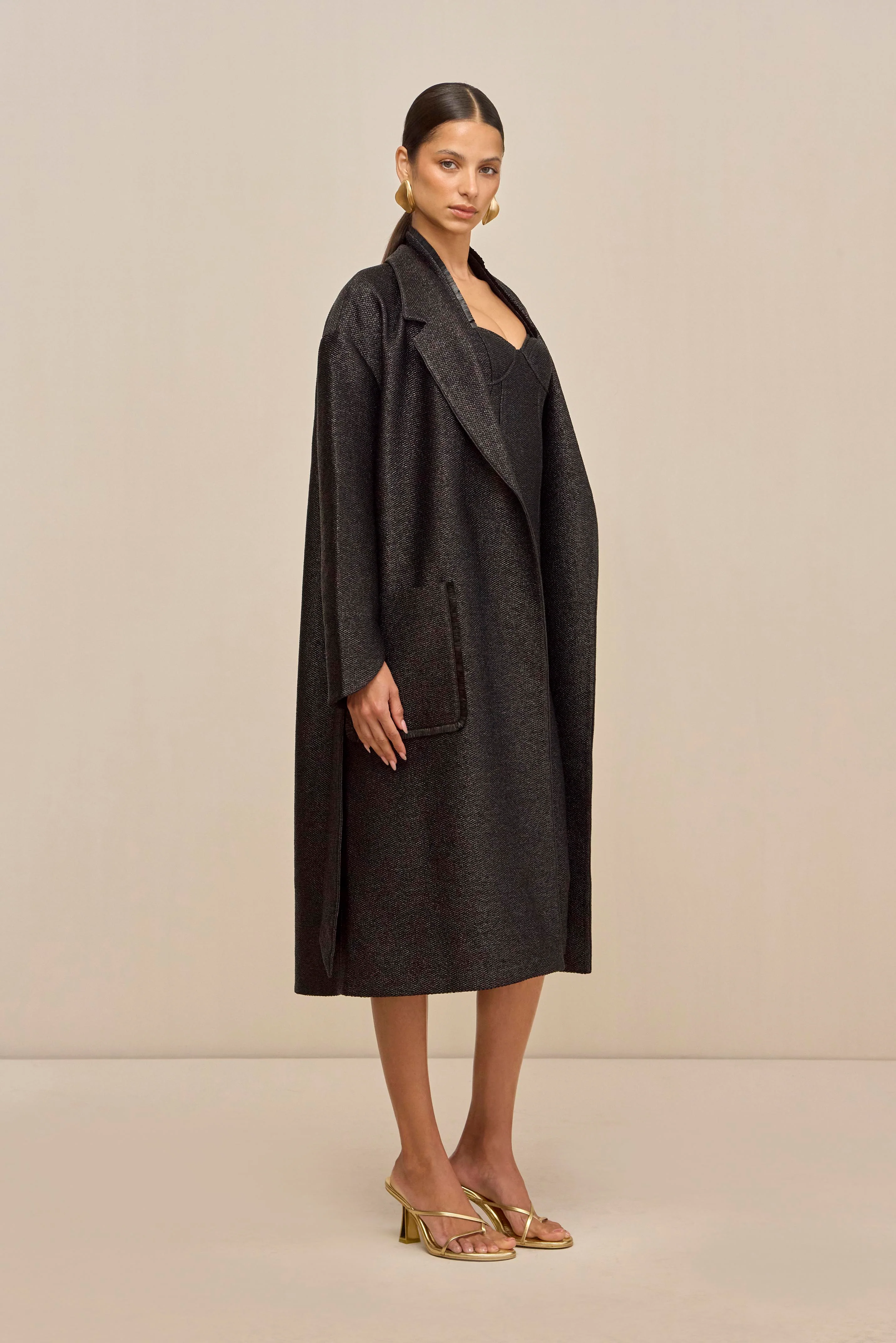 DREA COAT - BLACK