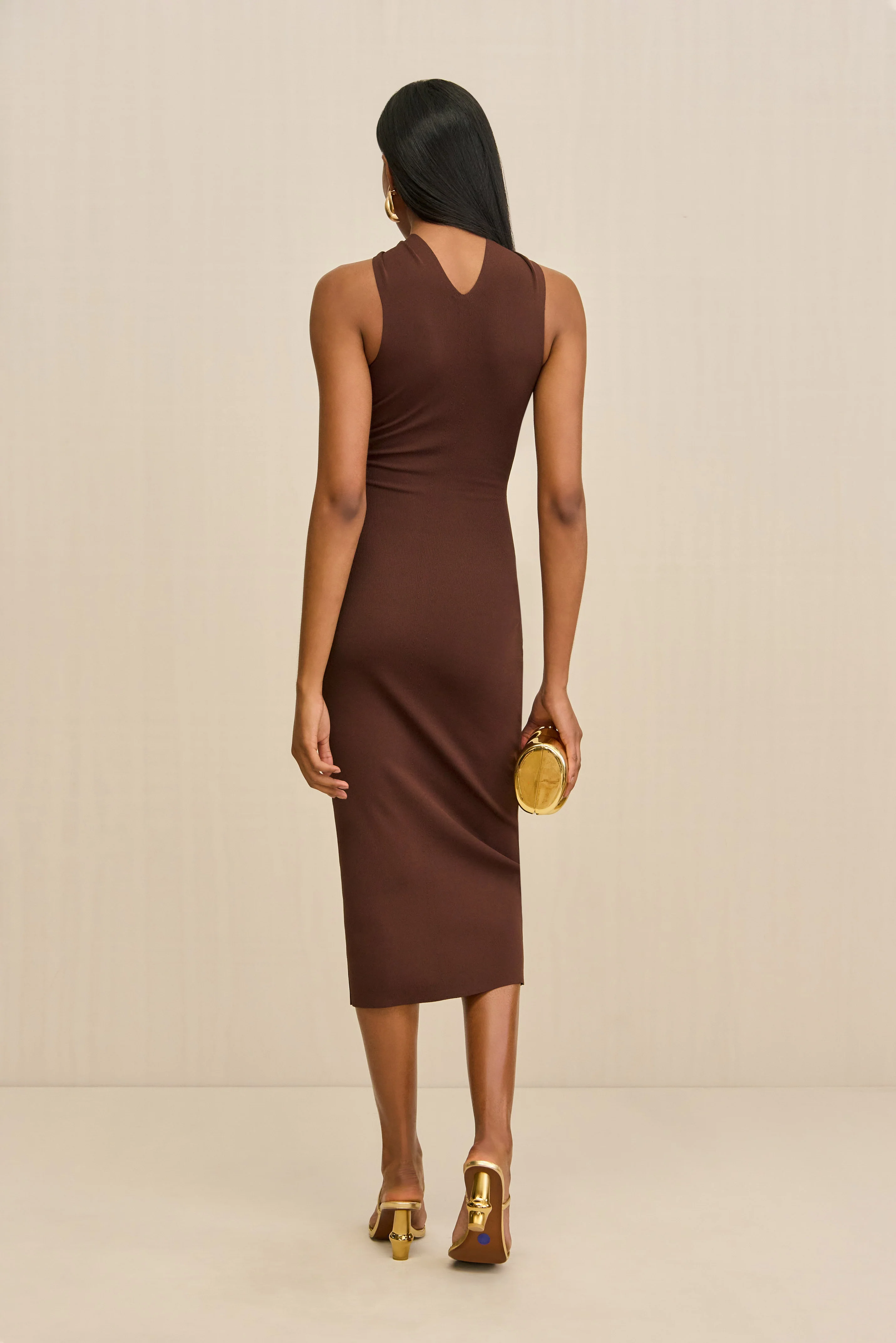 CRISTOS KNIT DRESS - JAVA