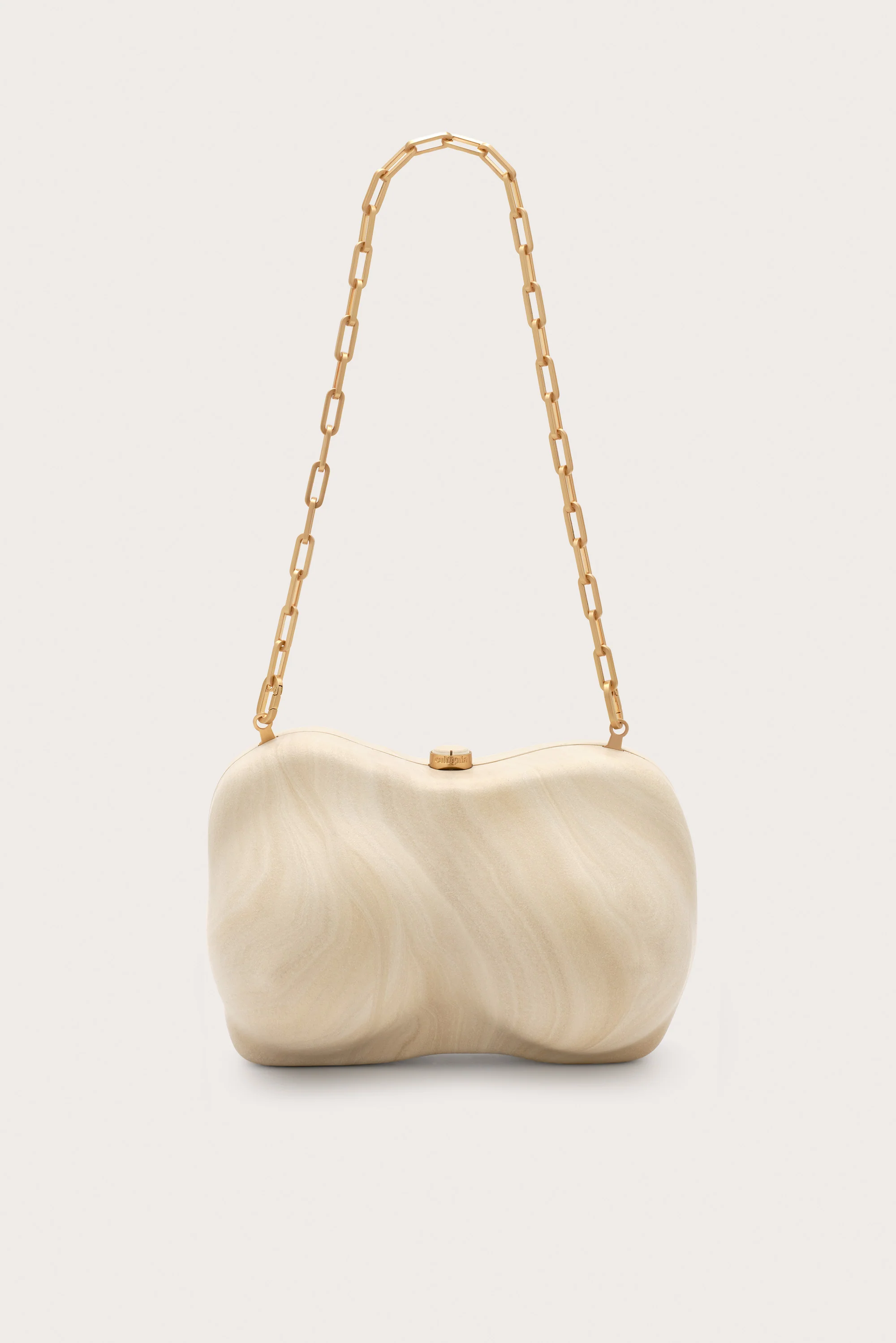 REINA CLUTCH - TRAVERTINE