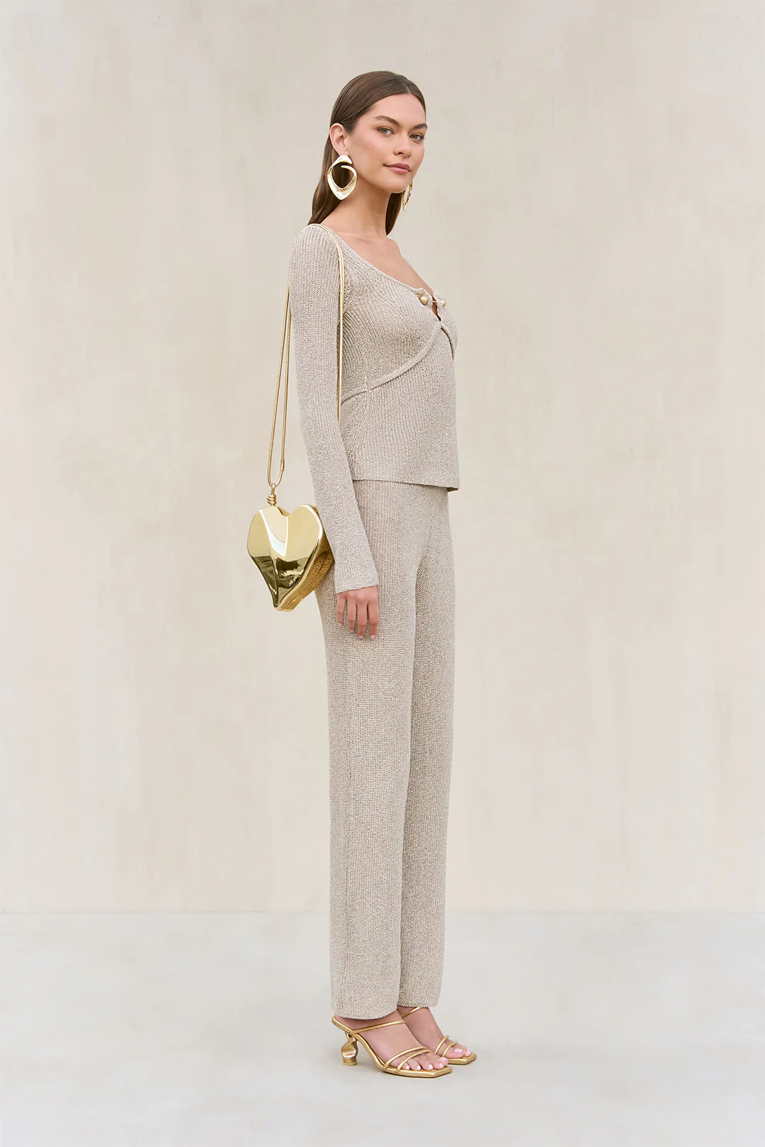 KEZIA KNIT TOP - BEACH