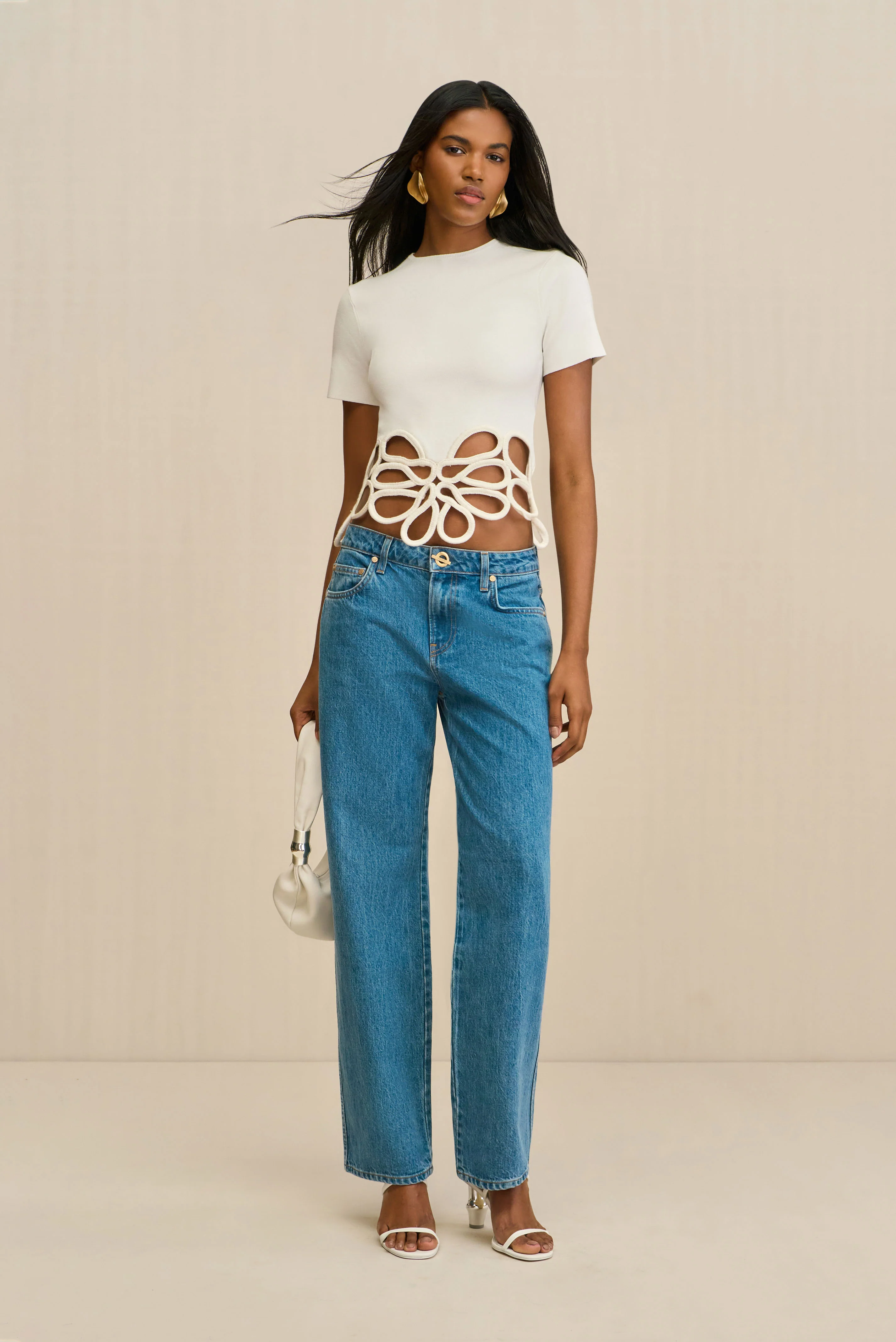 ERES KNIT TOP - OFF WHITE