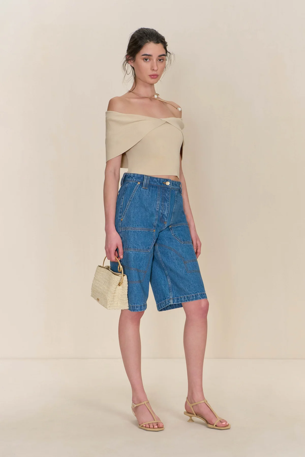 PRESCOTT KNIT TOP - BEACH