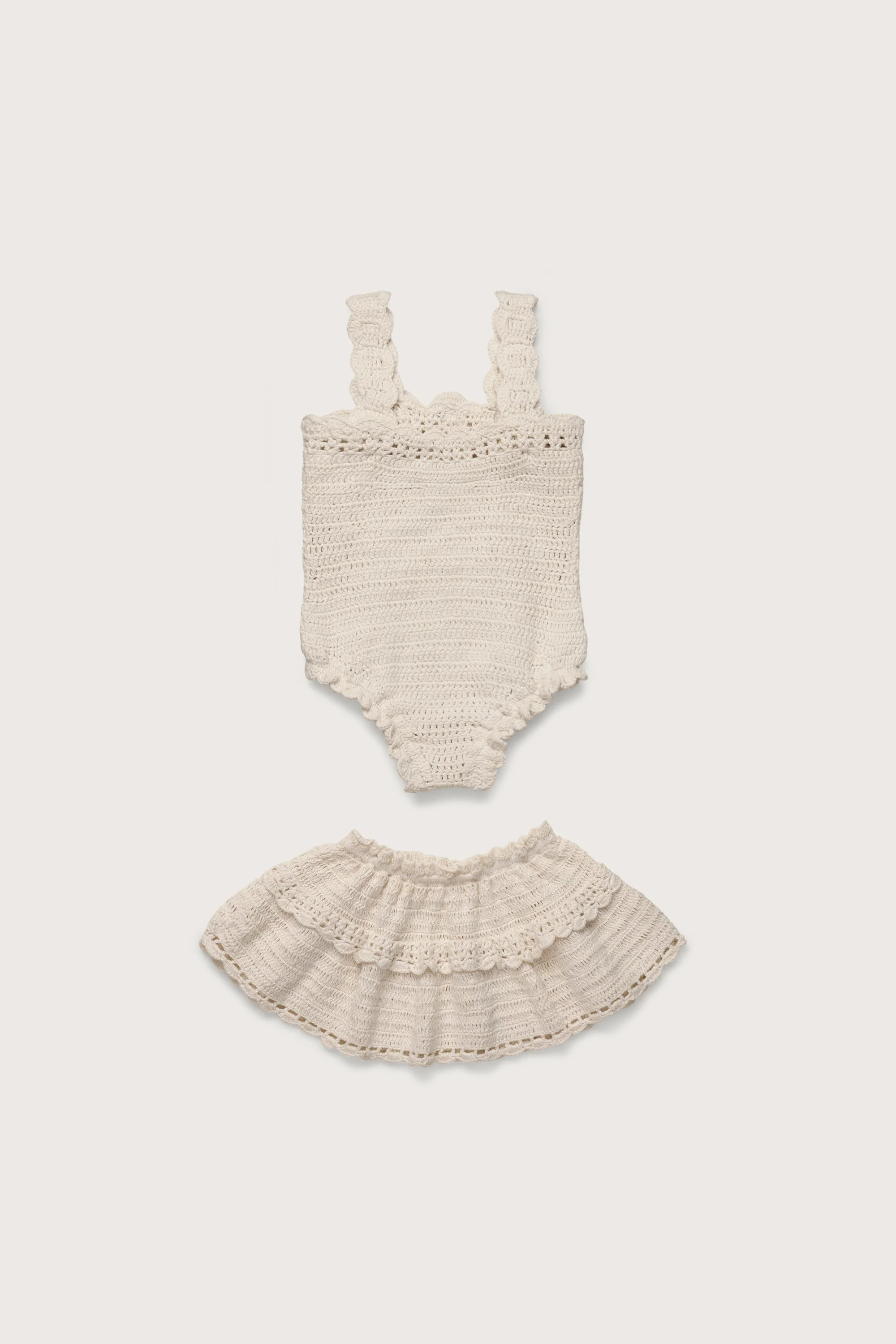 LILLIE BABY SET - OFF WHITE