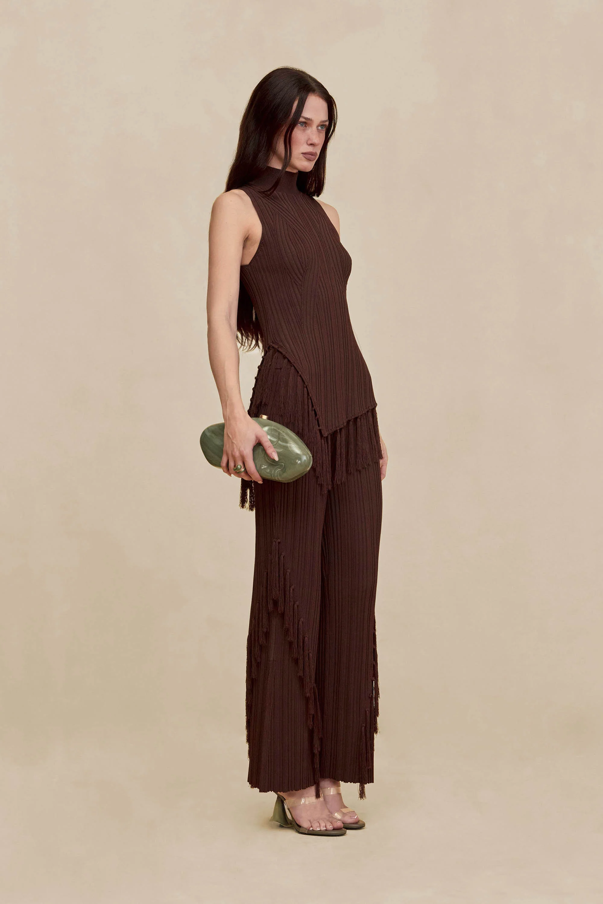 MAUDE KNIT PANT - JAVA