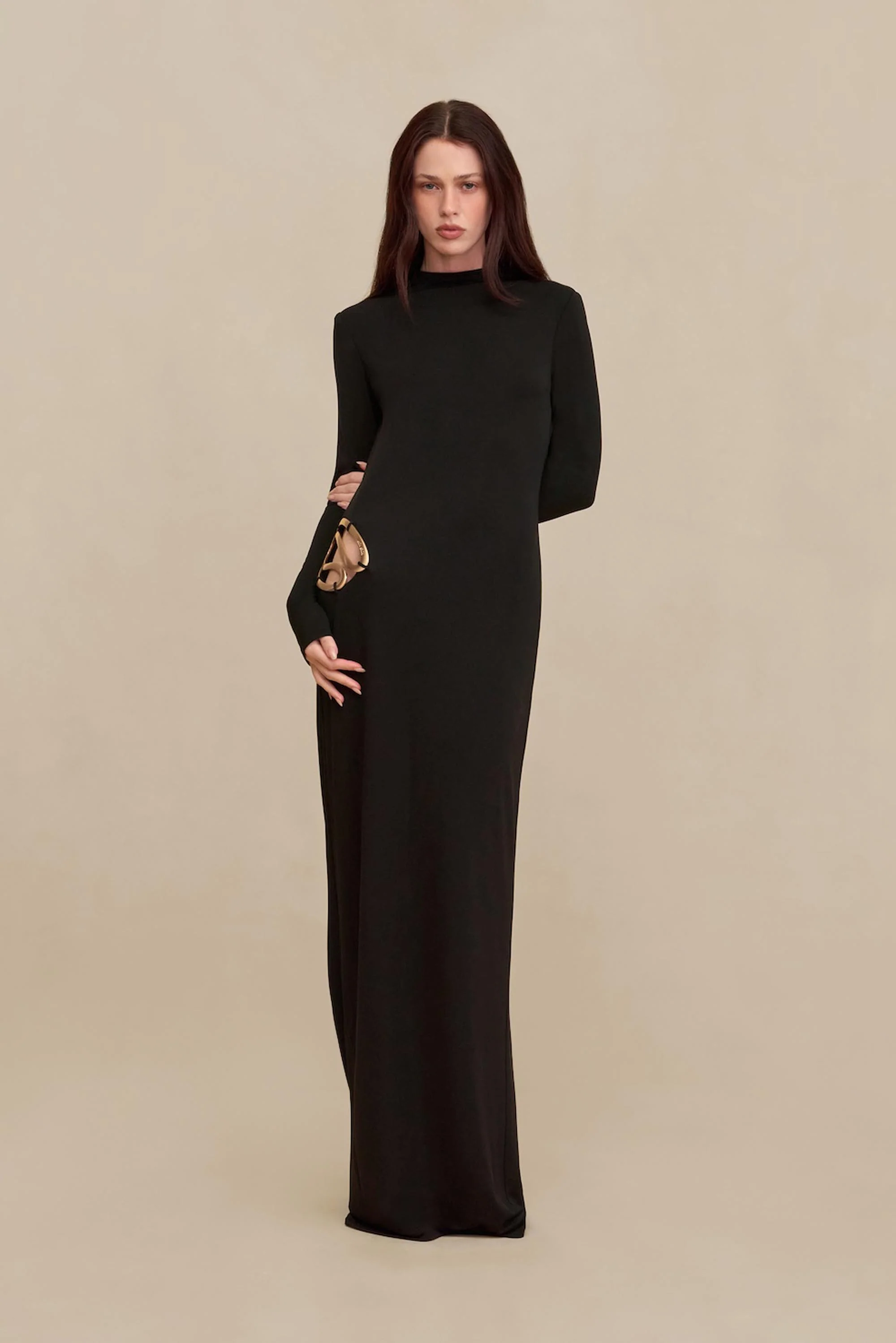 JACENTA GOWN - BLACK