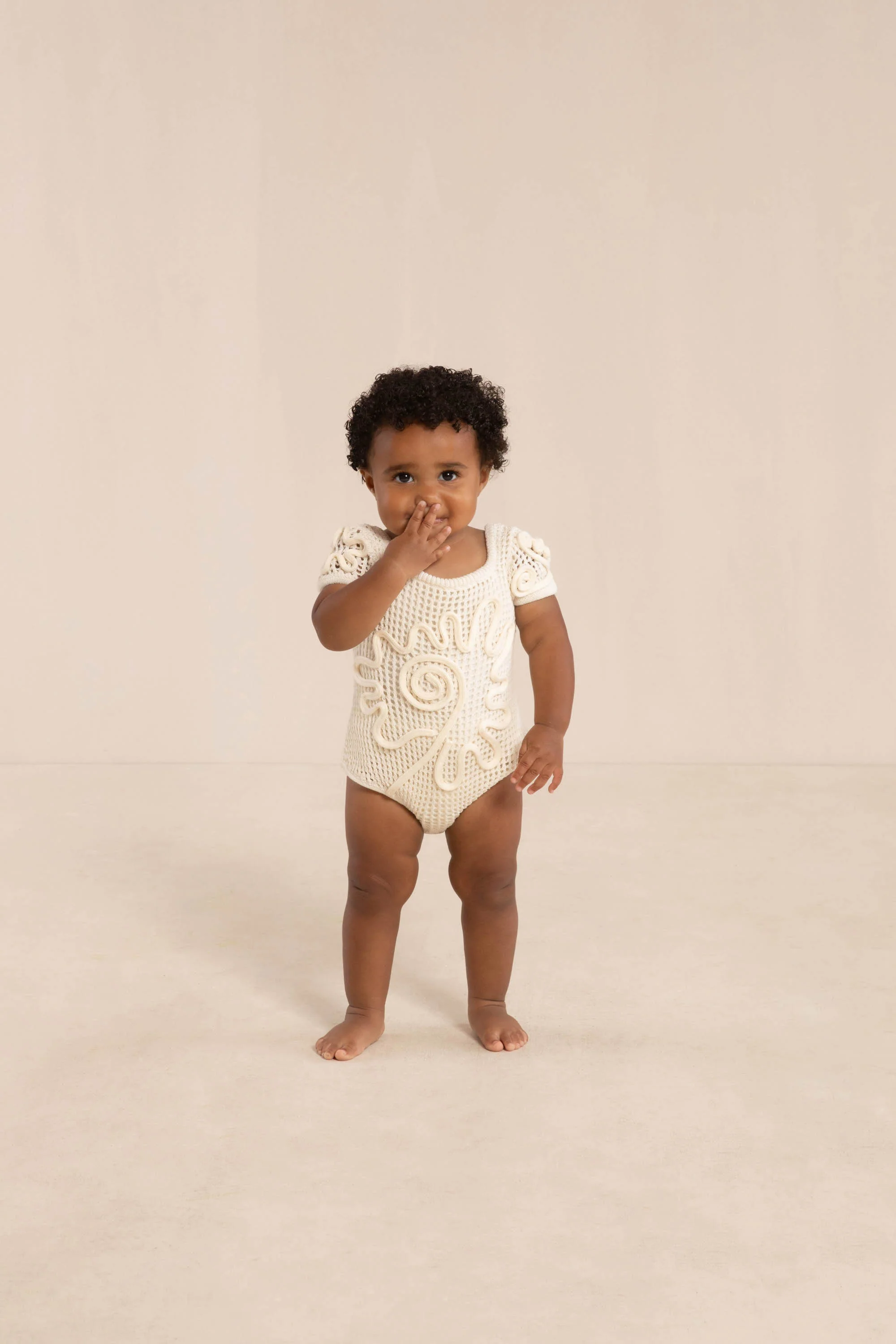 BABY NISSA JUMPSUIT - OFF WHITE