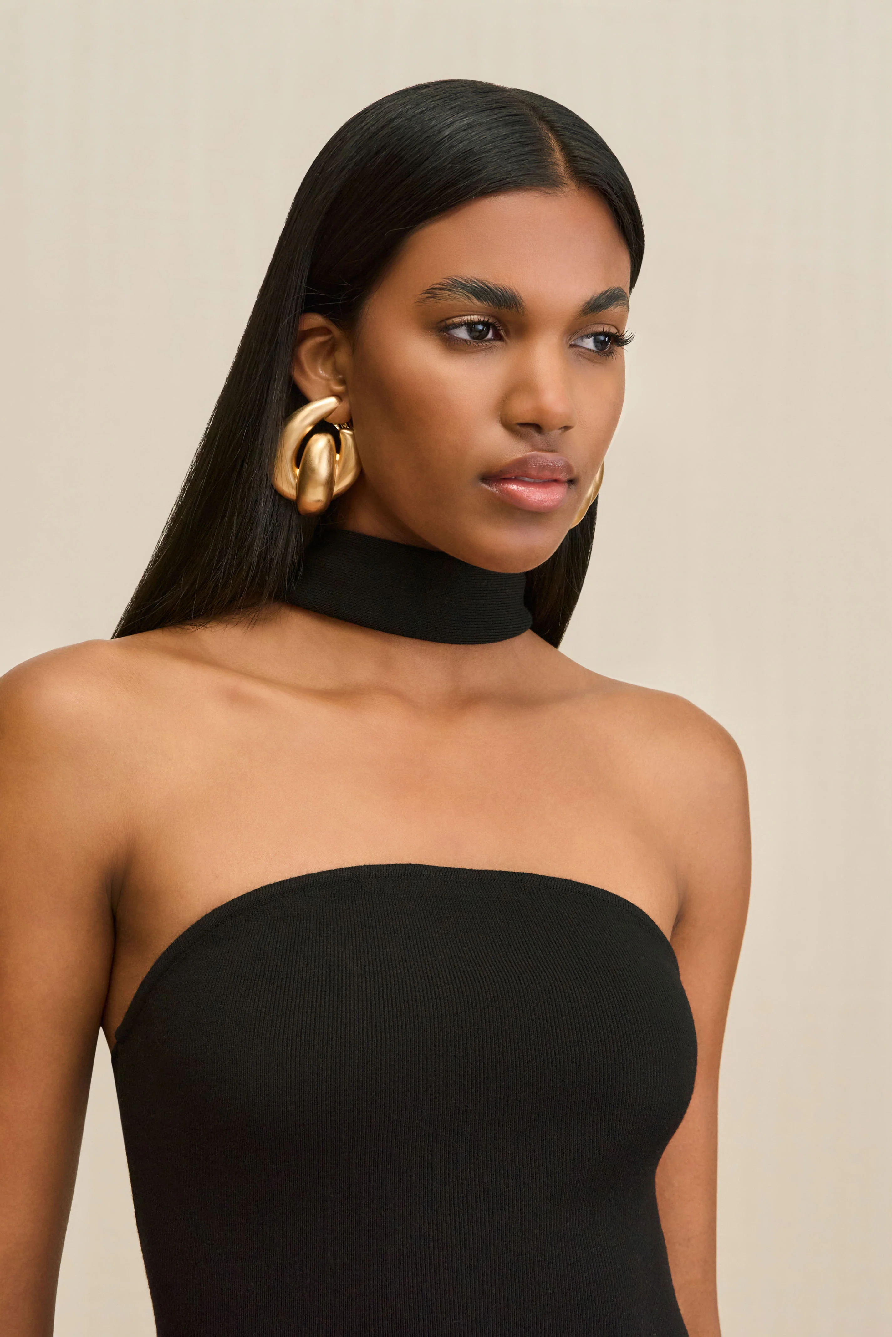 ERIKA KNIT DRESS - BLACK