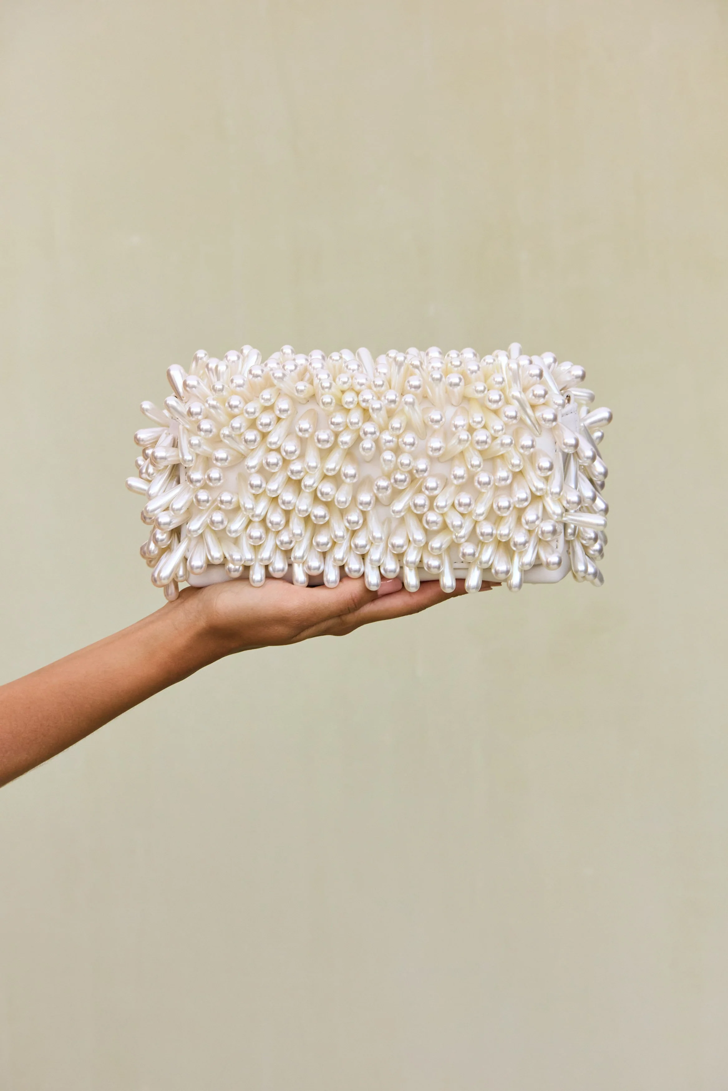 PERLA SHOULDER BAG - PEARL