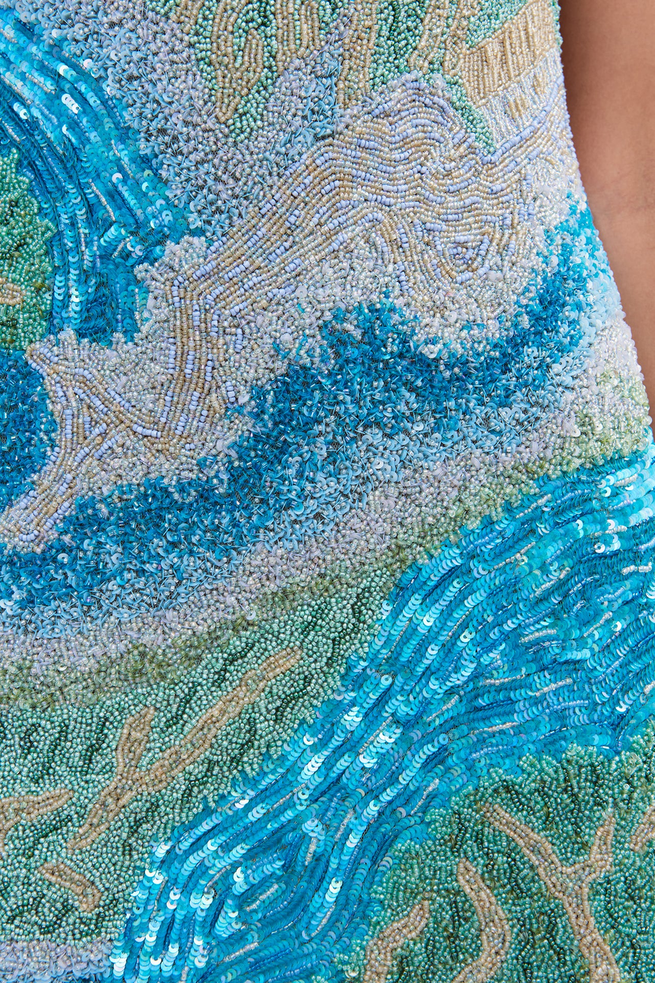 BEBE DRESS - LANDSCAPE PRINT