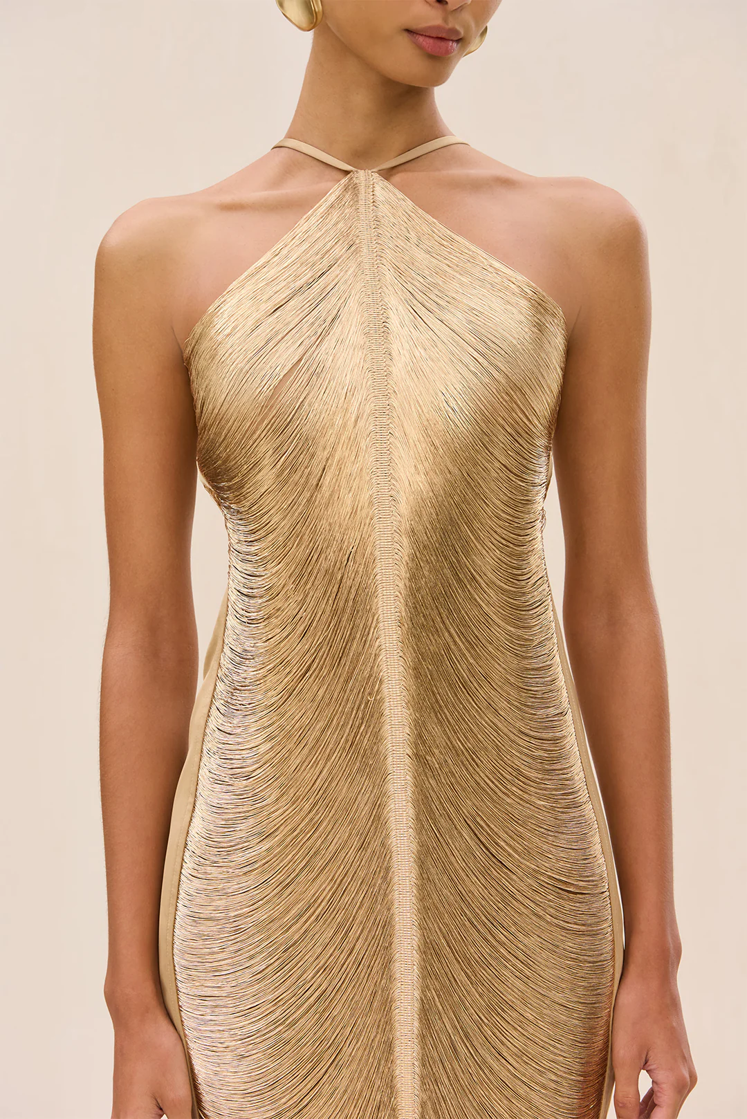 MARA DRESS - LIGHT GOLD