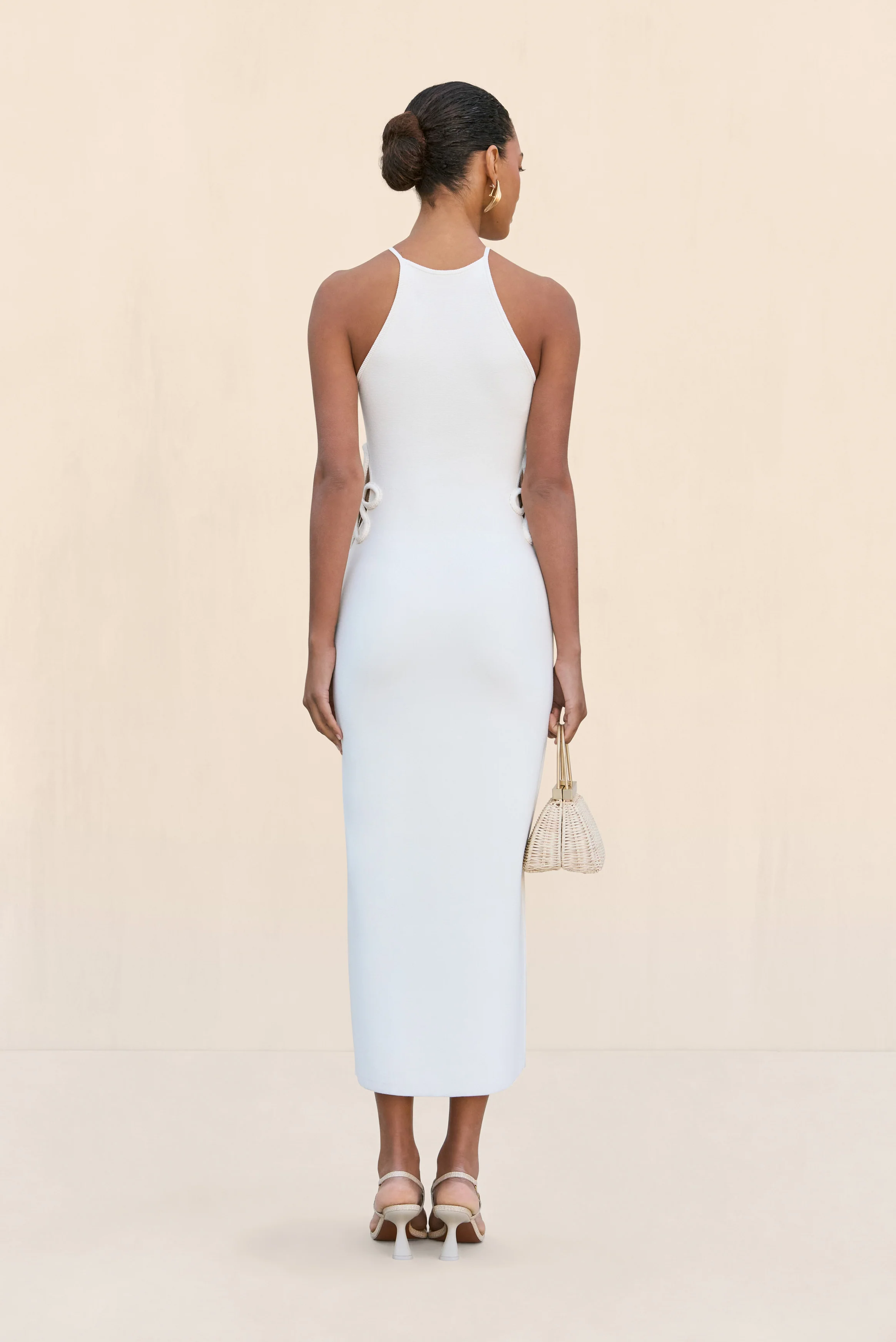 JENA KNIT DRESS - OFF WHITE