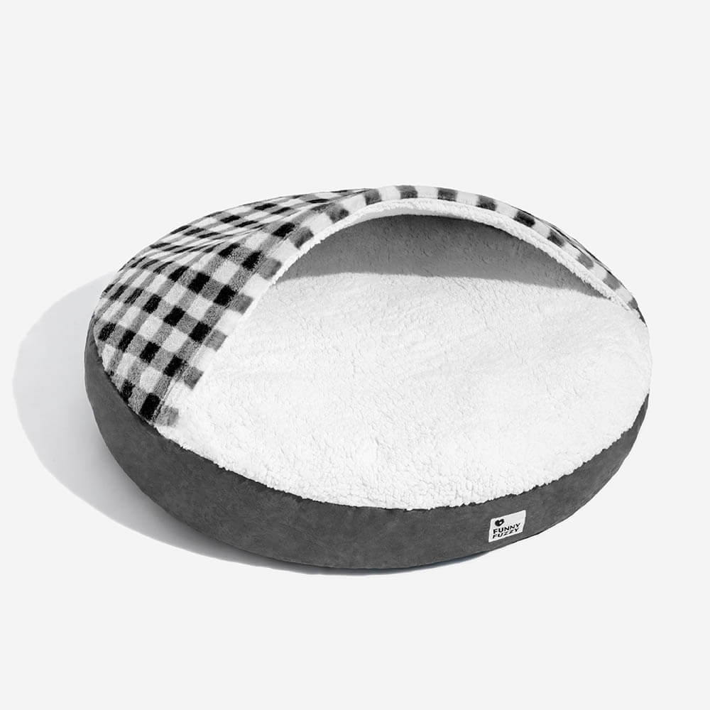 Round Canopy Dream Hideaway Dog Bed Pet Nest Bed