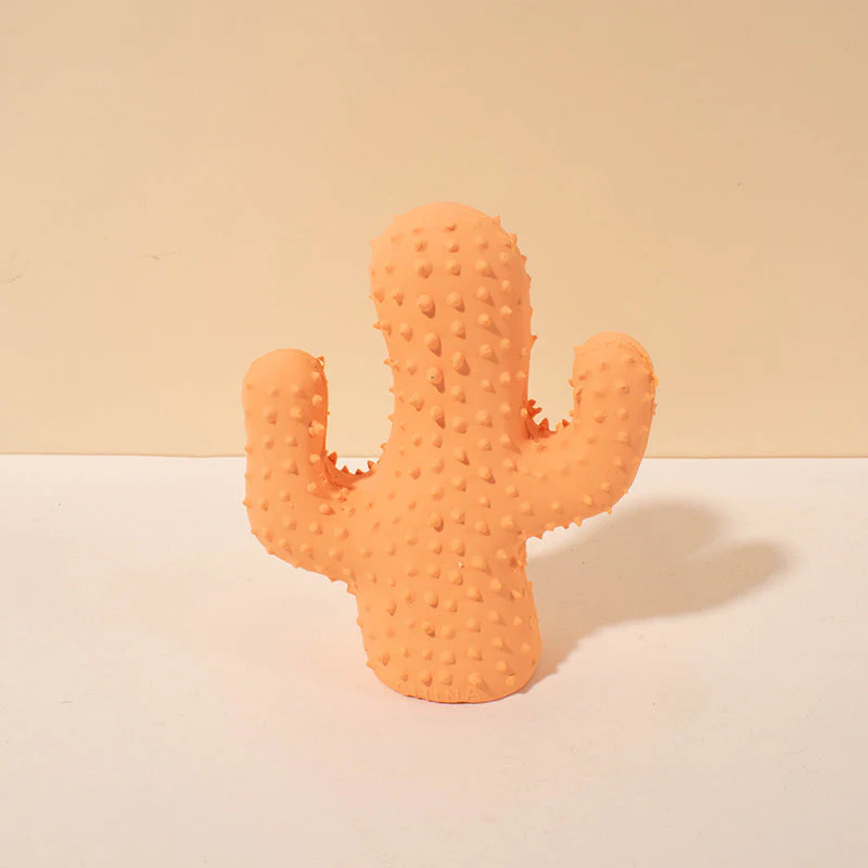 Cactus Shaped Squeaky Dog Toys