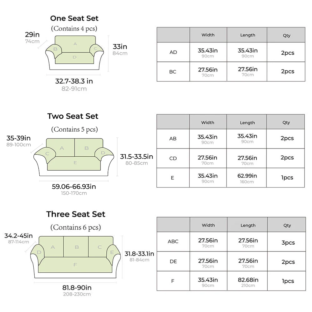 Cotton Plaid Anti-scratch Couch Cover