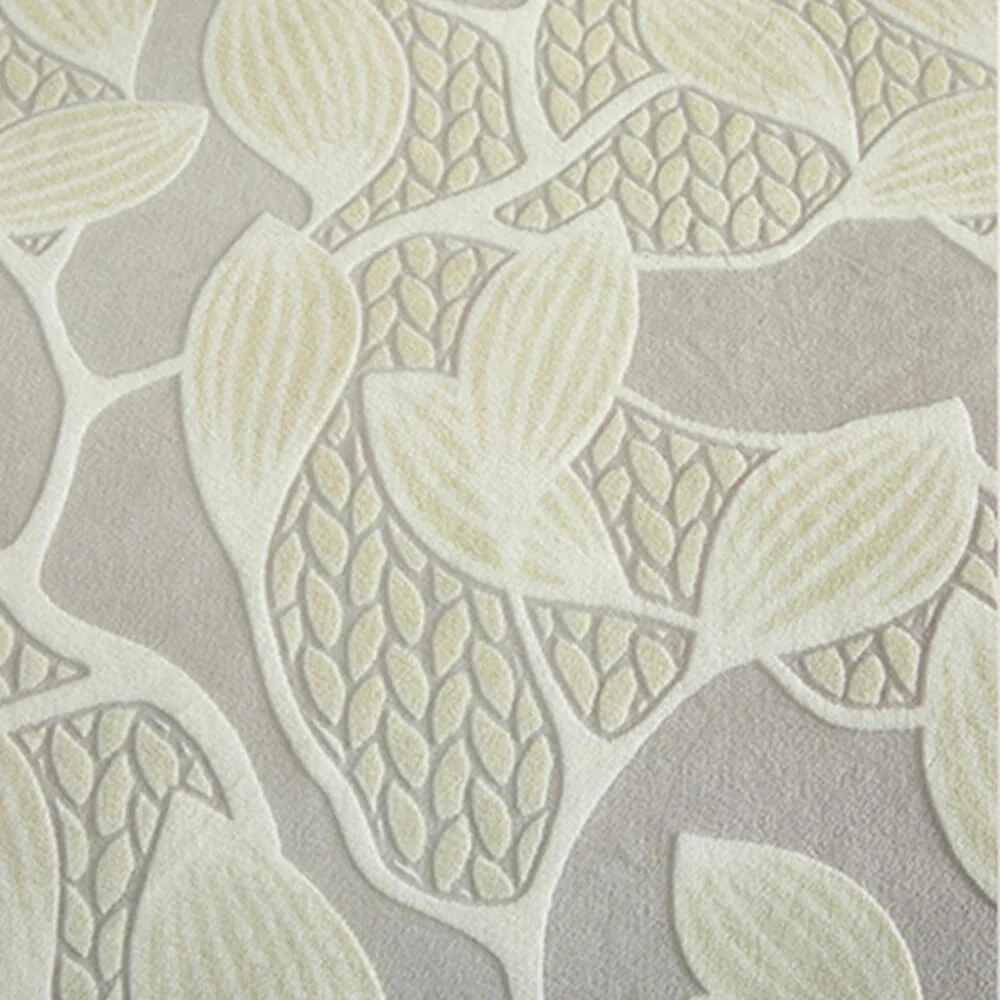 Elegant Botanical Pattern Milk Velvet Bed Sheet Set