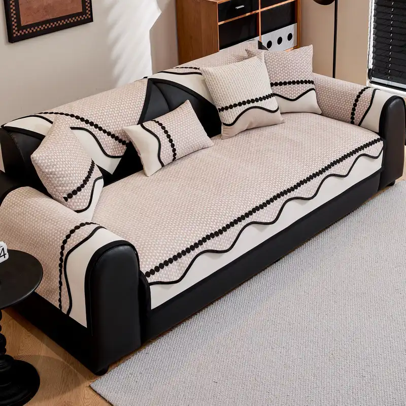 Stylish Chenille Furniture Protection Anti-Scratch Couch Cover
