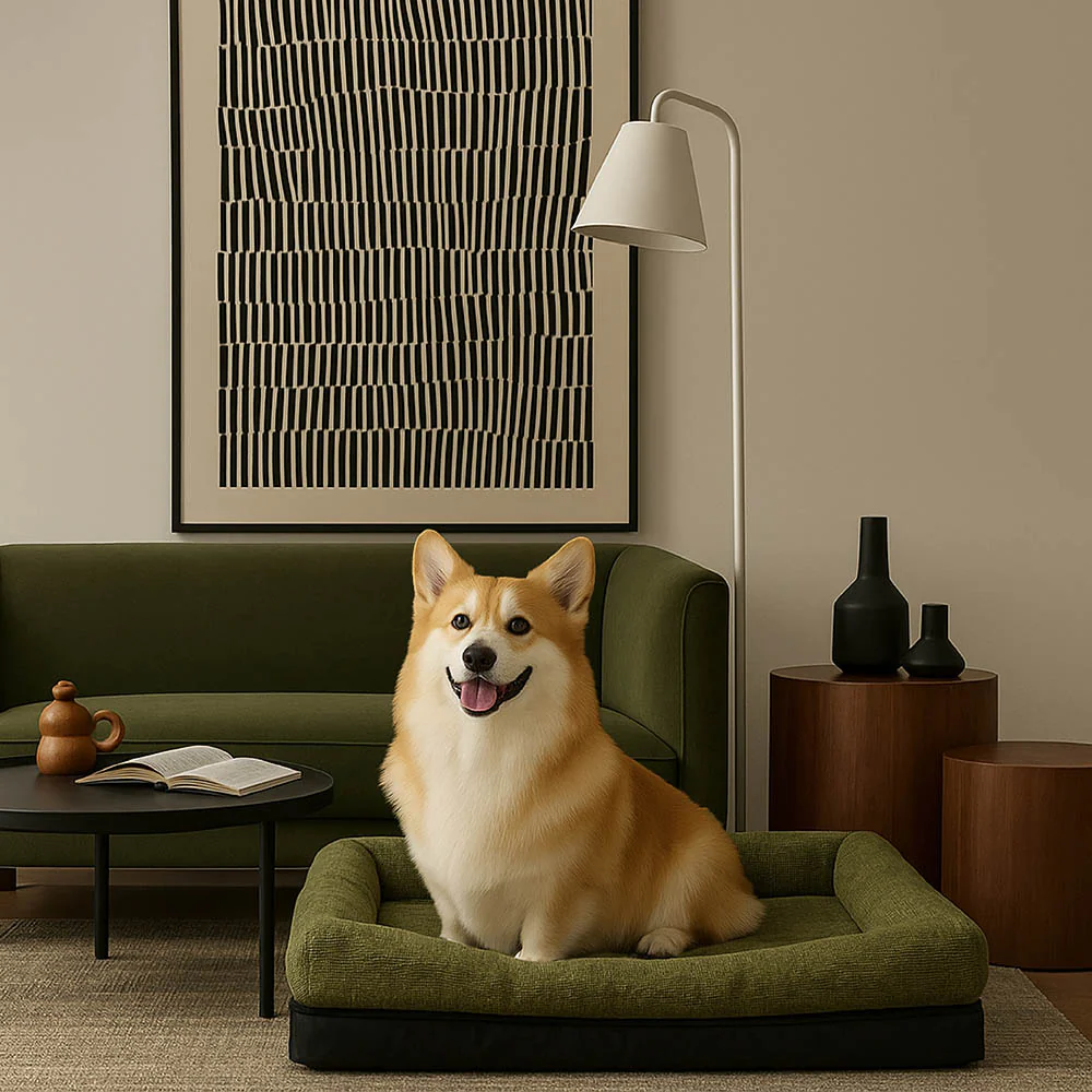 Spacious Cozy Durable Orthopedic Washable Dog & Cat Bed